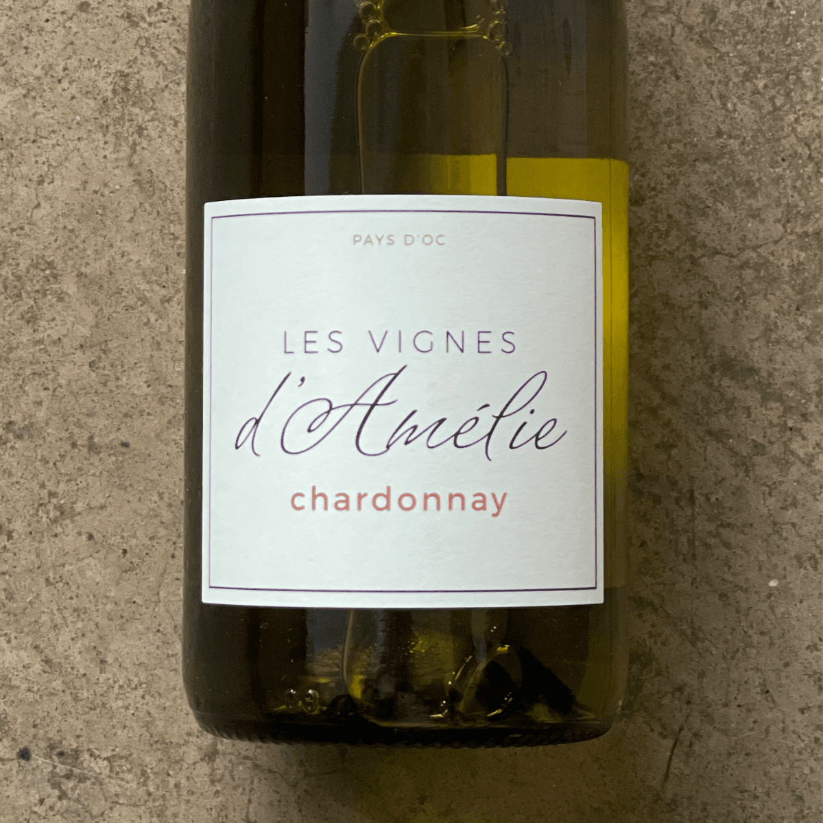 Les Vignes d'Amelie, Chardonnay 2021, 750mL