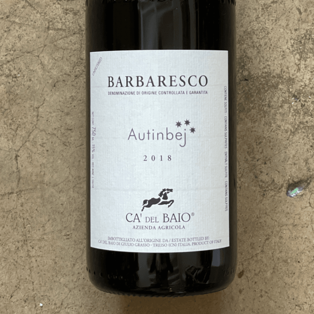 Ca' del Baio, Barbaresco Autinbej 2022, 750 mL