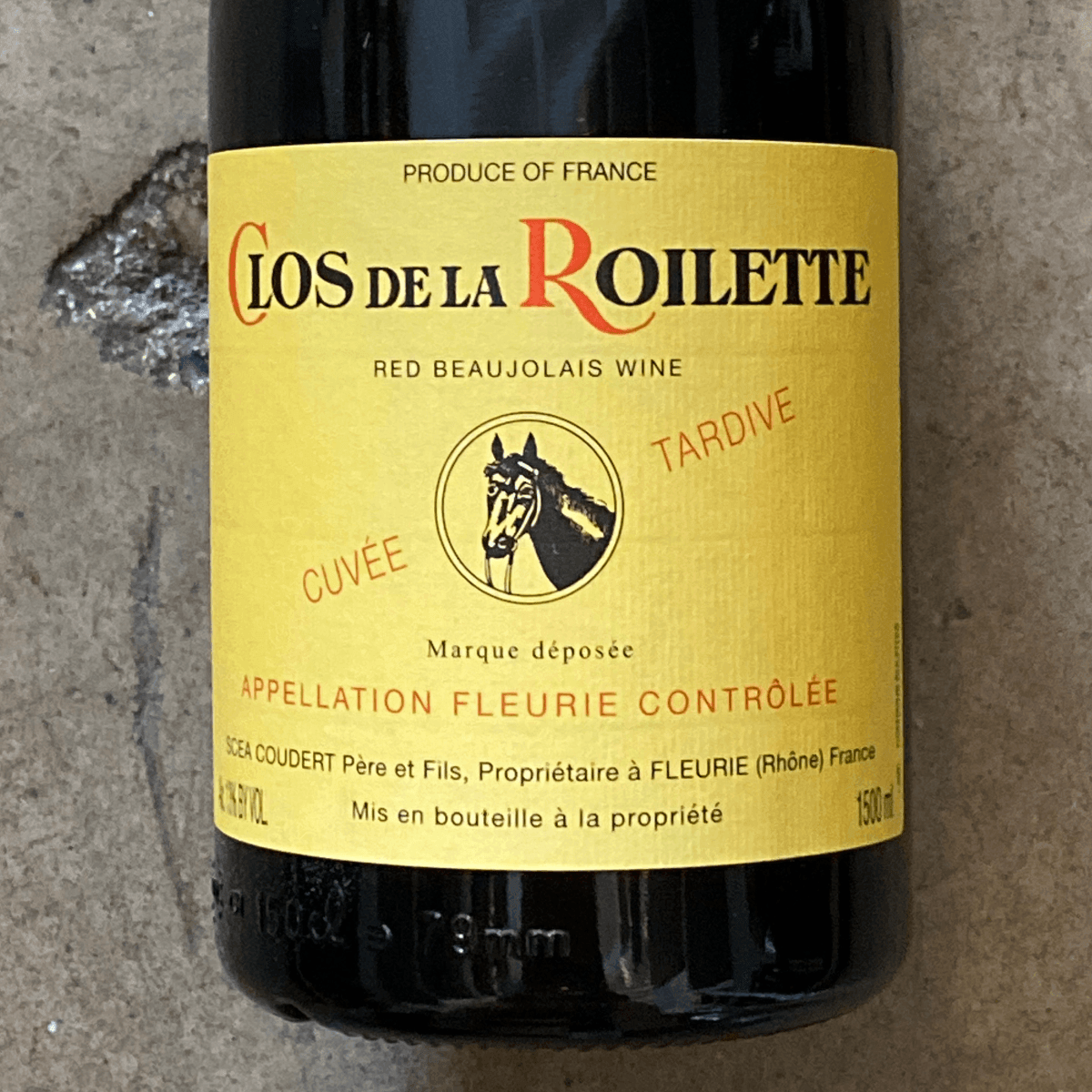 Clos de la Roilette, Fleurie Cuvée Tardive 2020, 1.5L