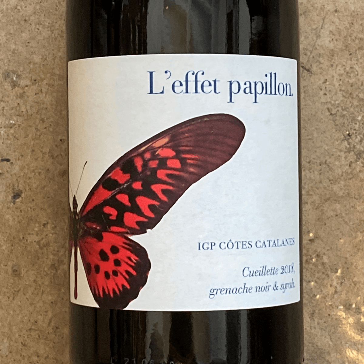 Roc des Anges, Côtes du Roussillon Villages Rouge Effet Papillon 2023, 750 mL