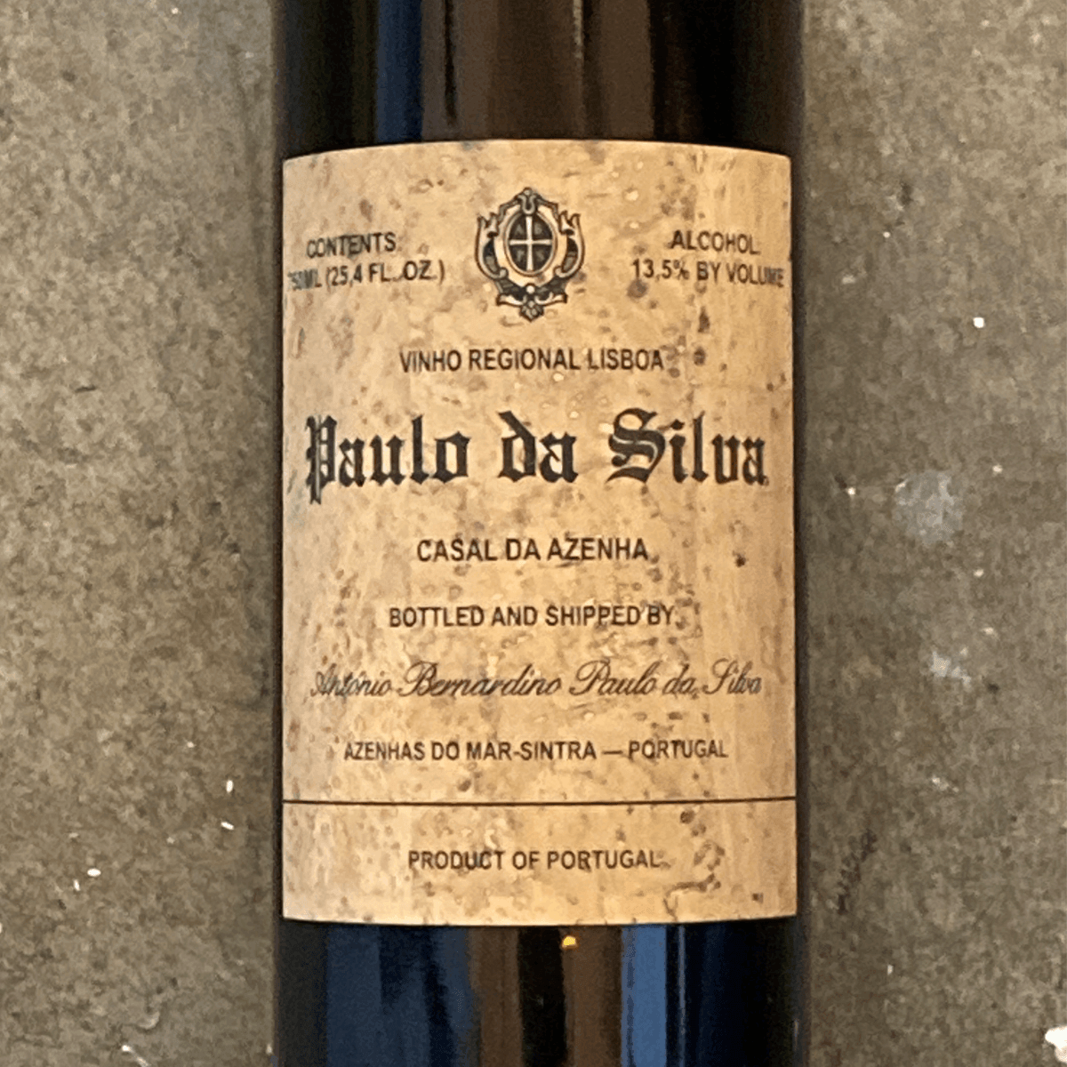 Antonio Bernardino Paulo da Silva, Casal da Azenha 2018, 750 mL