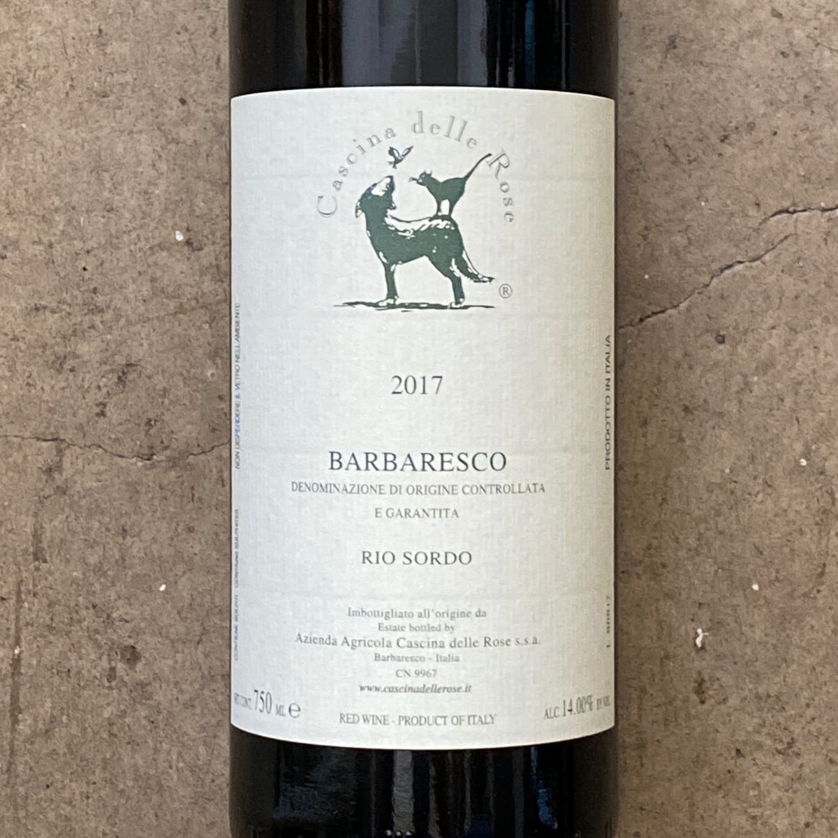 Cascina delle Rose, Barbaresco Rio Sordo 2018, 750 mL