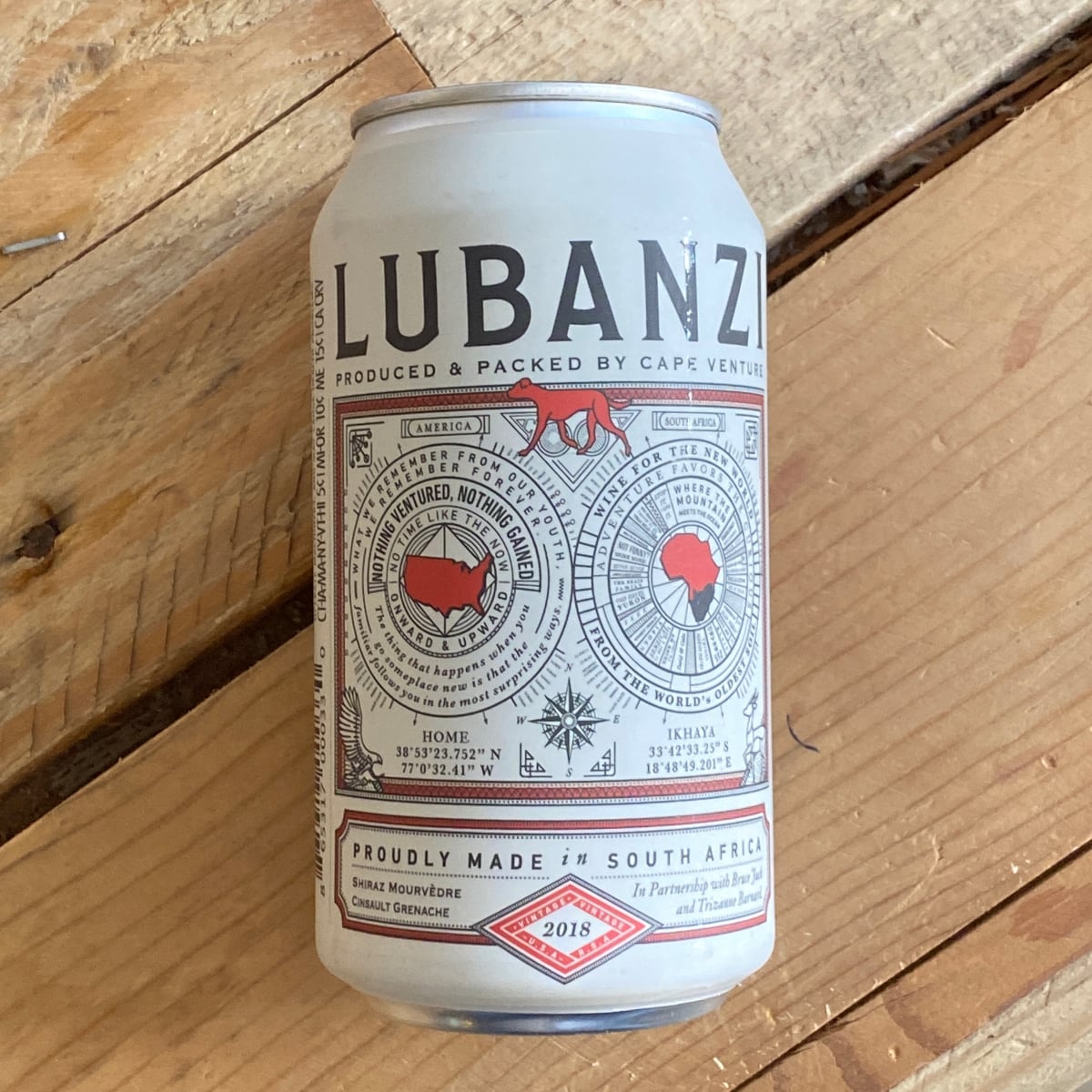 Lubanzi Red Blend Can 2022, 375 ML