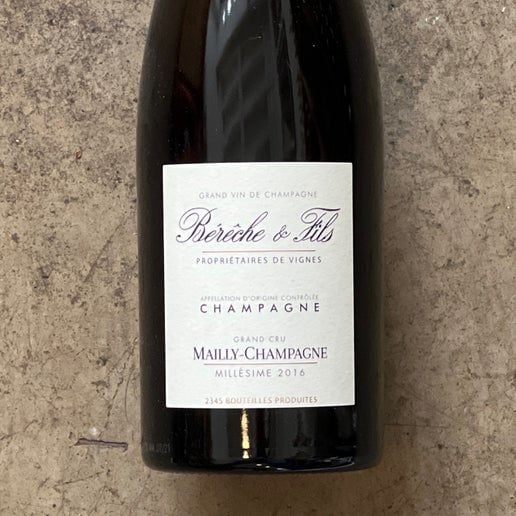 Bereche et Fils, Mailly-Champagne Grand Cru 2017, 750 mL