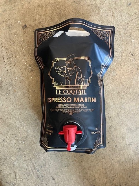 Le Coqtail Espresso Martini 1.75 L Bag