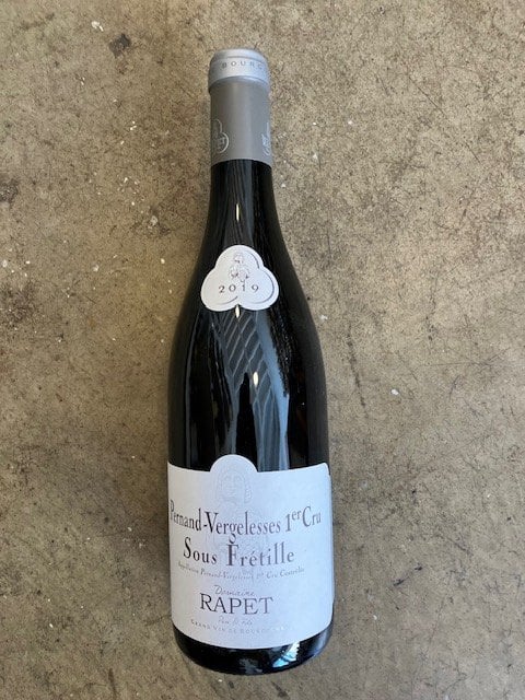 Domaine Rapet, Pernand-Vergelesses Blanc 1er Cru Sous Frétille 2019, 750 mL