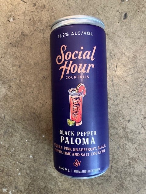 Social Hour Black Pepper Paloma Can, 250 ML