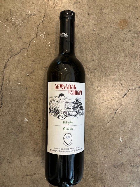Andria Gvino Chinuri Unfiltered Amber