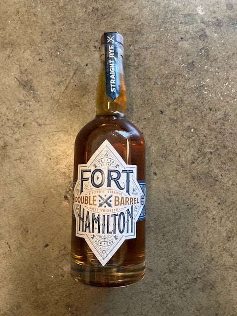Fort Hamilton Double Barrel Straight Rye Whiskey