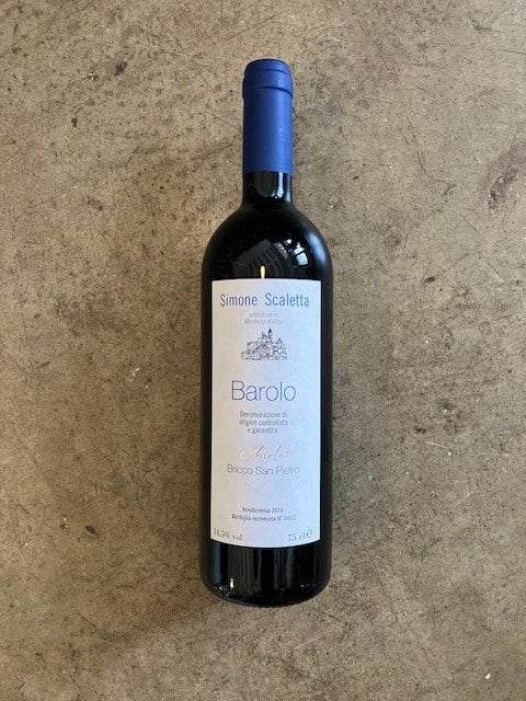 Simone Scaletta Barolo Chirlet 2016