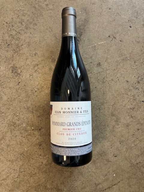 Jean Monnier Pommard Grands Epenots Clos de Citeaux Grand Cru 2020