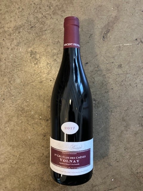 Vincent Prunier Volnay 1er Cru Clos des Chenes 2017