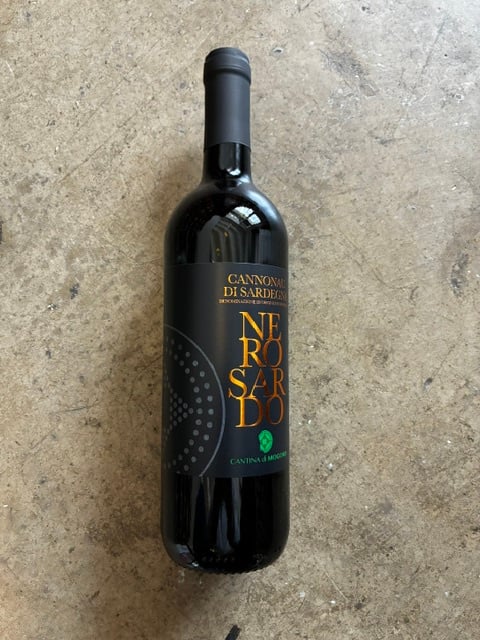 Cantina di Mogoro, Cannonau di Sardegna Nero Sardo 2023, 750 mL