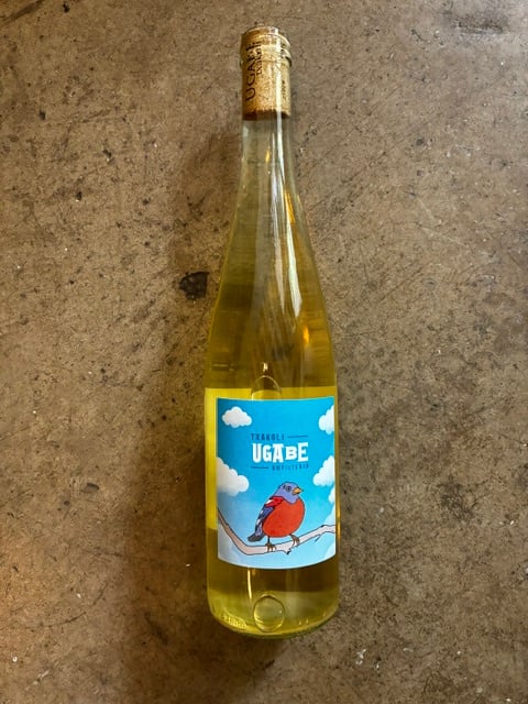 Ugabe Txakoli Unfiltered 750 ml