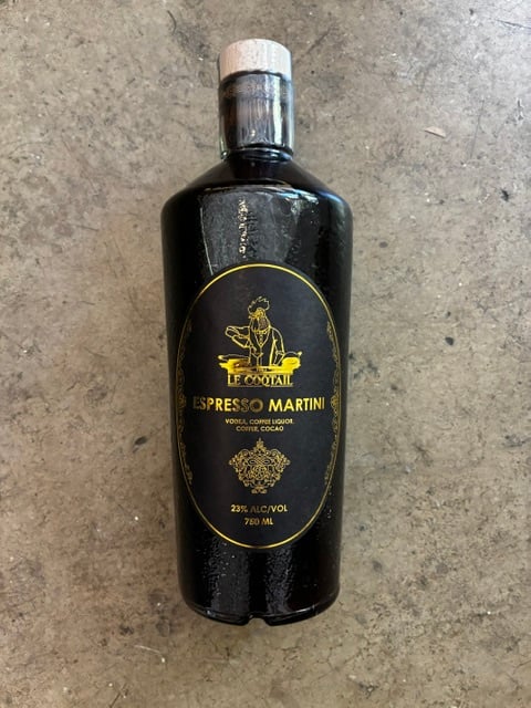 Le Coqtail Espresso Martini Bottle 750 ml