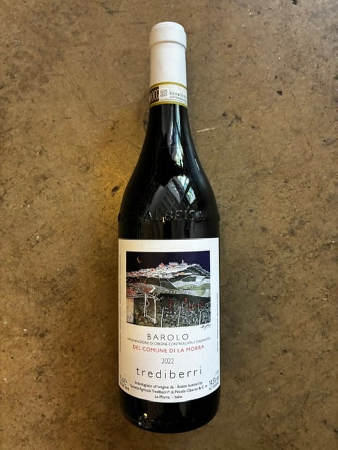 Trediberri Barolo del Comune di la Morra 2022