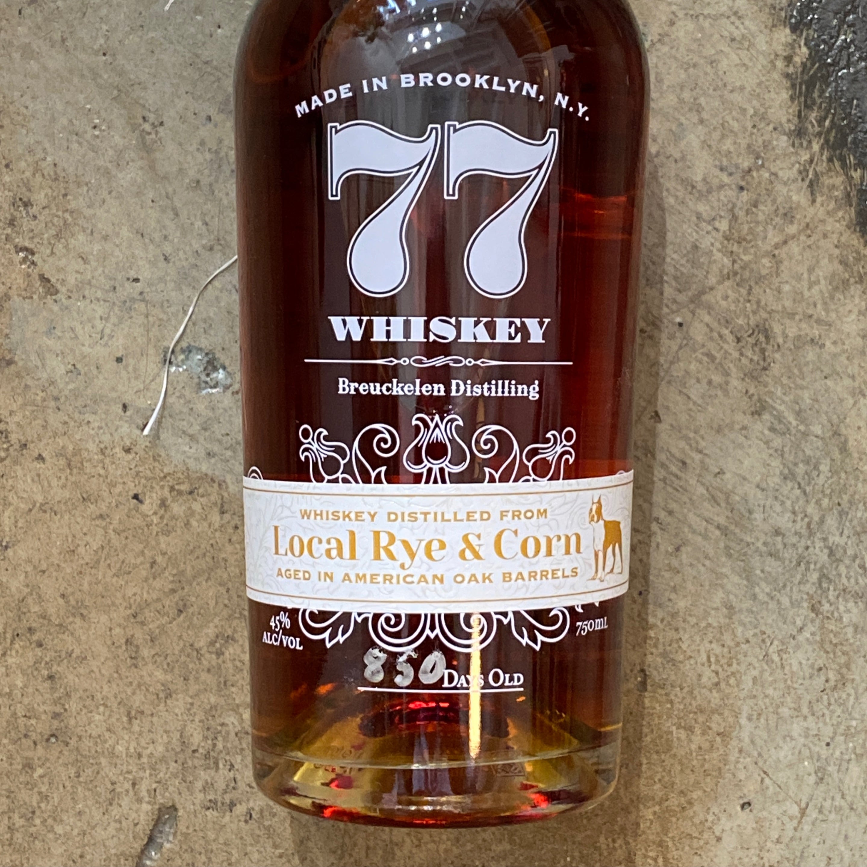 Breuckelen Distilling, 77 Whiskey Local Rye & Corn 750mL