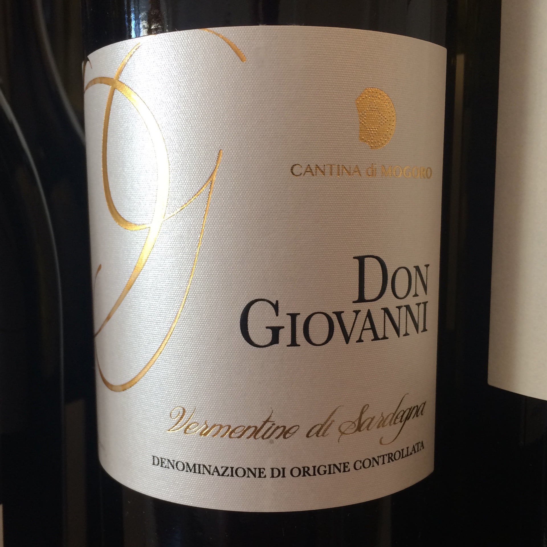 Cantina di Mogoro, Vermentino di Sardegna Don Giovanni 2016, 750mL