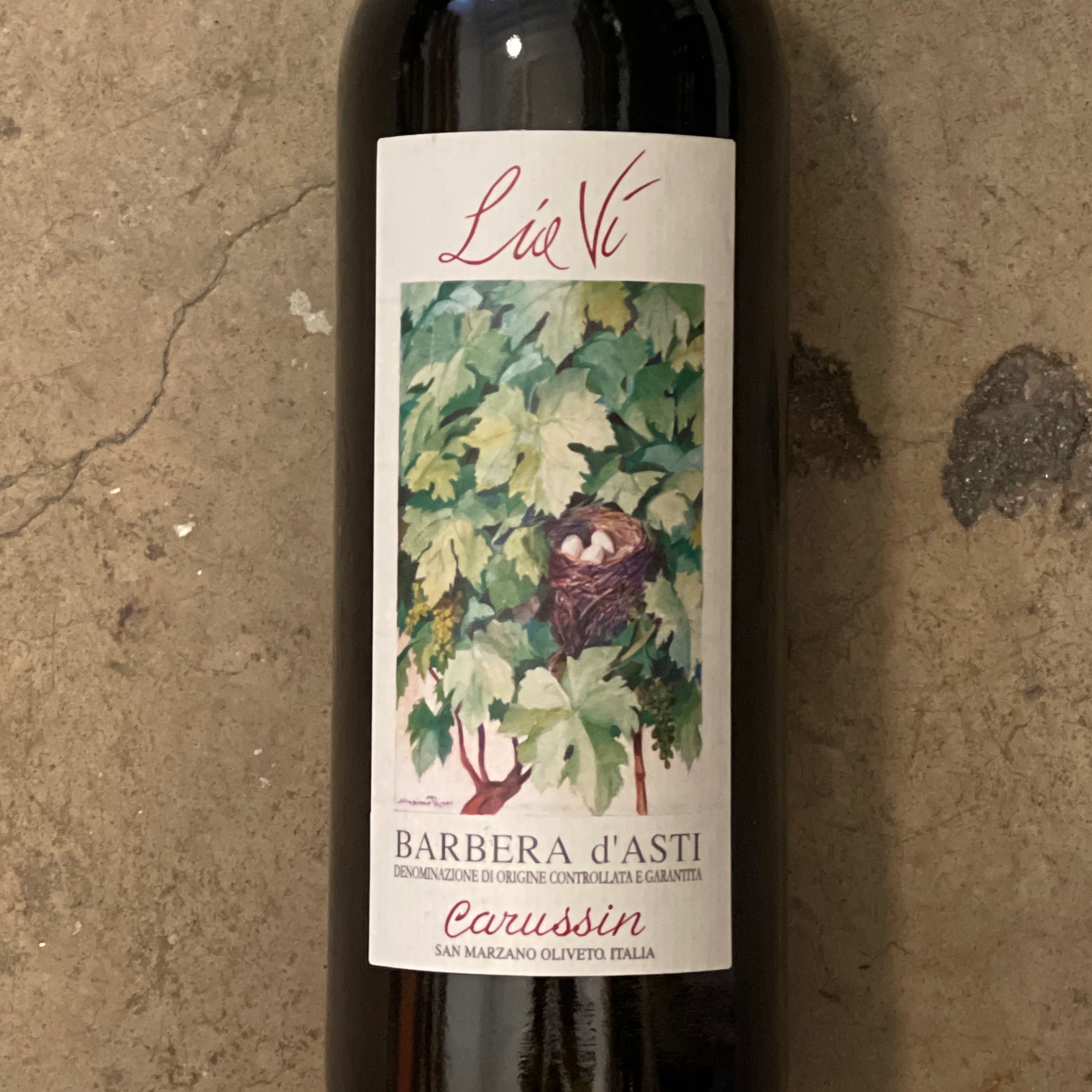 Carussin, Barbera d'Asti Lia Vì 2017, 750mL