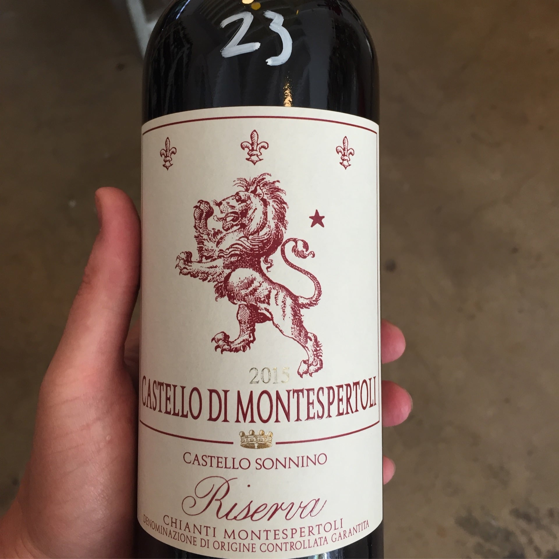 Castello Sonnino, Castello di Montespertoli Chianti Montespertoli Riserva 2015, 750mL