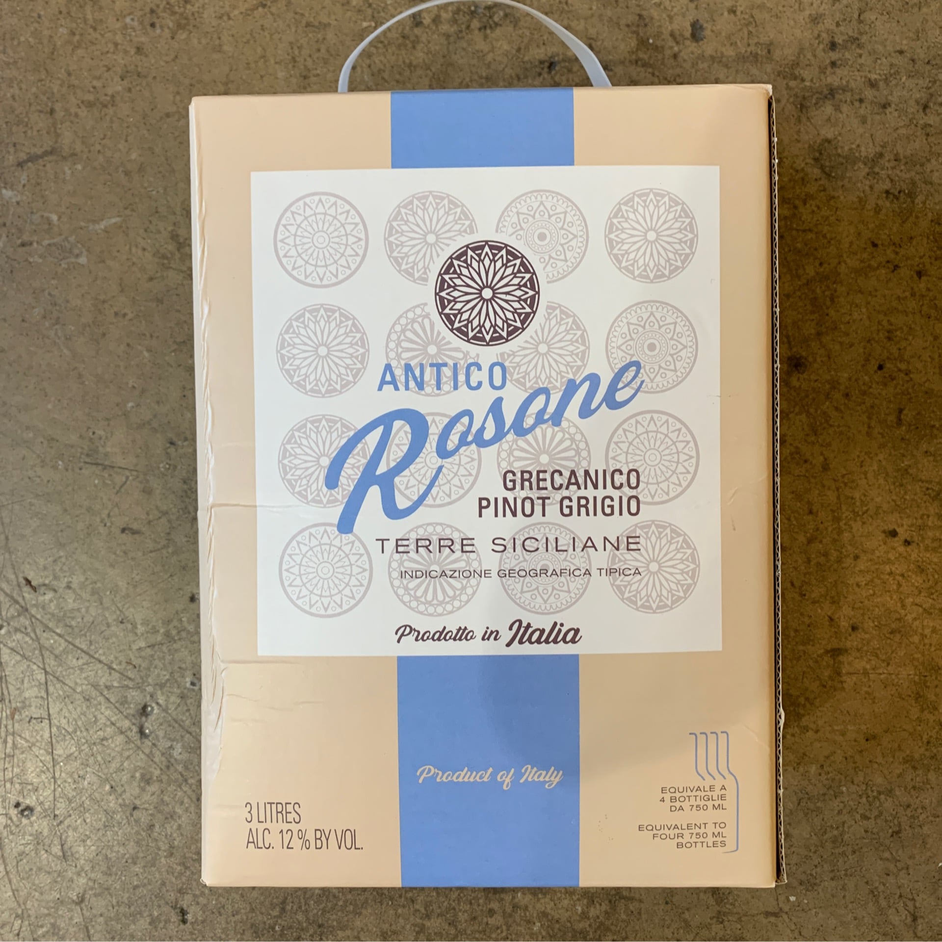 Caviro, Antico Rosone Grecanico Pinot Grigio 2020, 3.0L