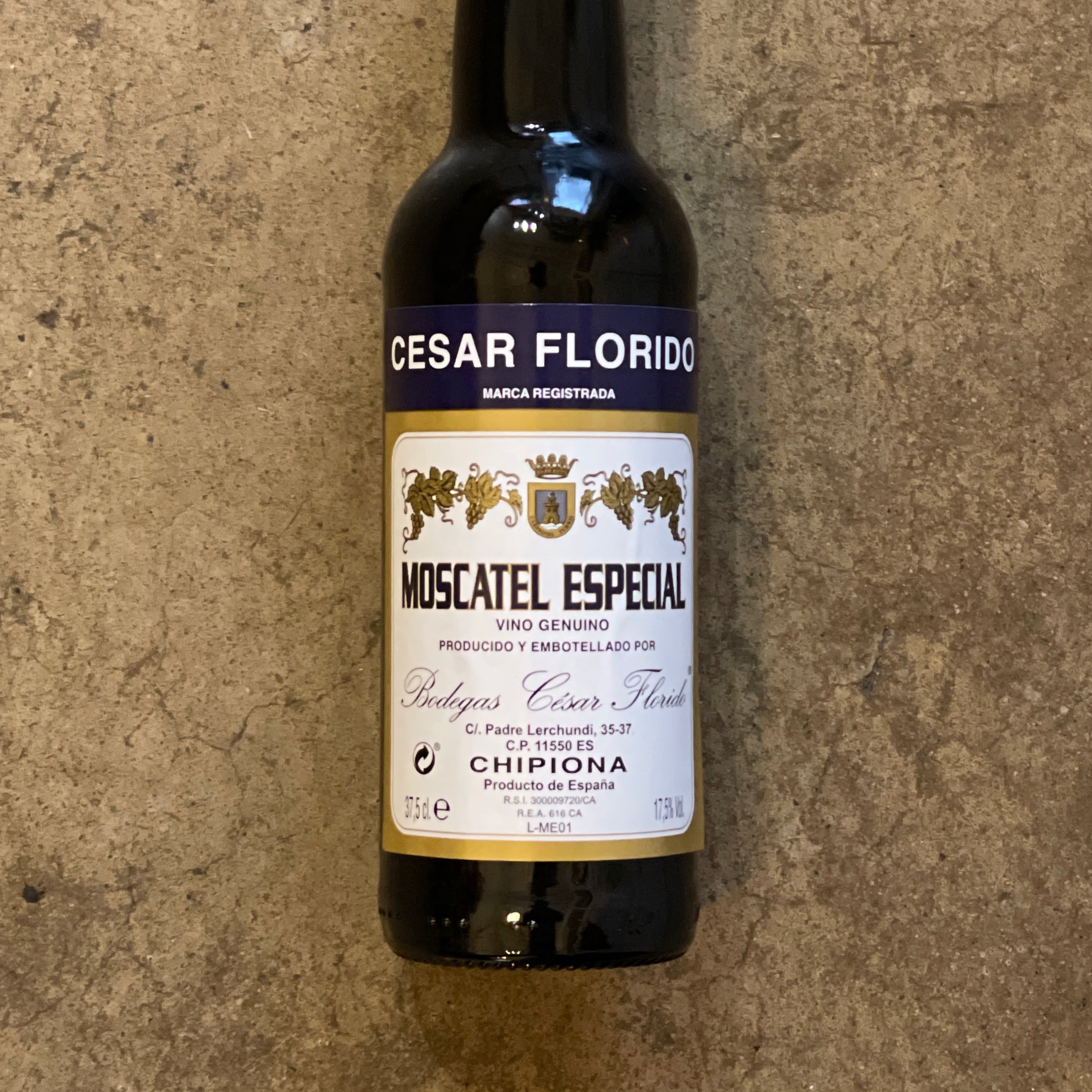 César Florido, Moscatel Dorado NV, 375mL
