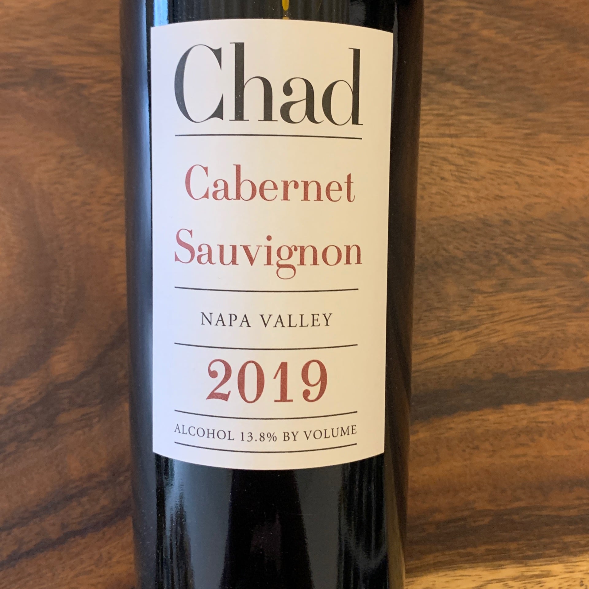 Chad Wine Company, Napa Valley Cabernet Sauvignon 2019, 750mL