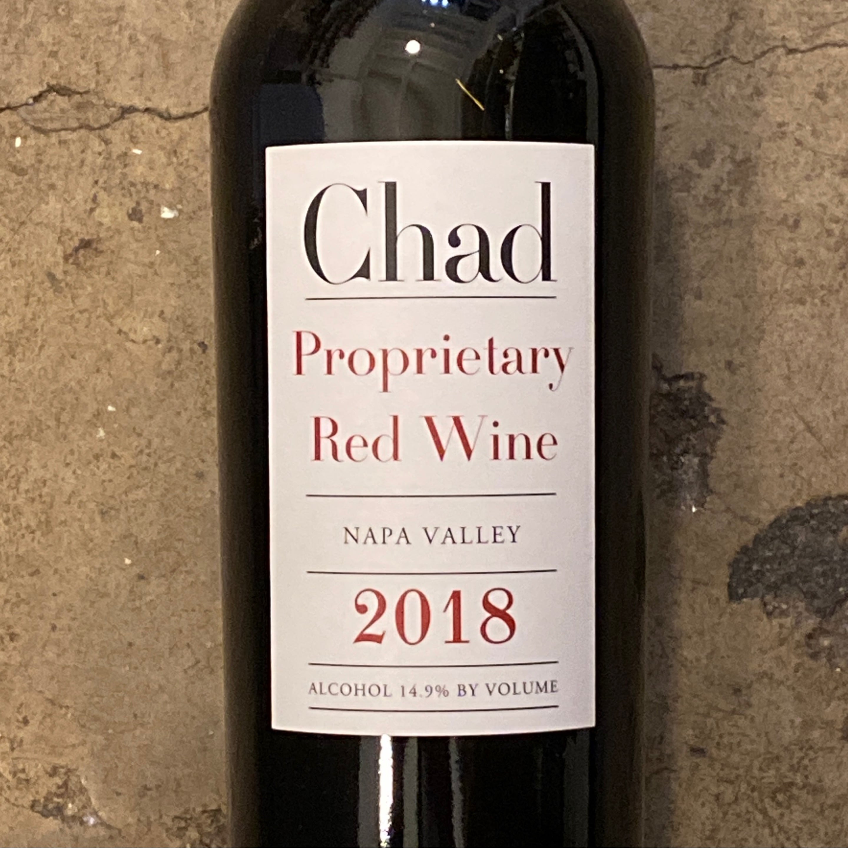 Chad Wine Company, Proprietary Red Wine 2018, 750mL