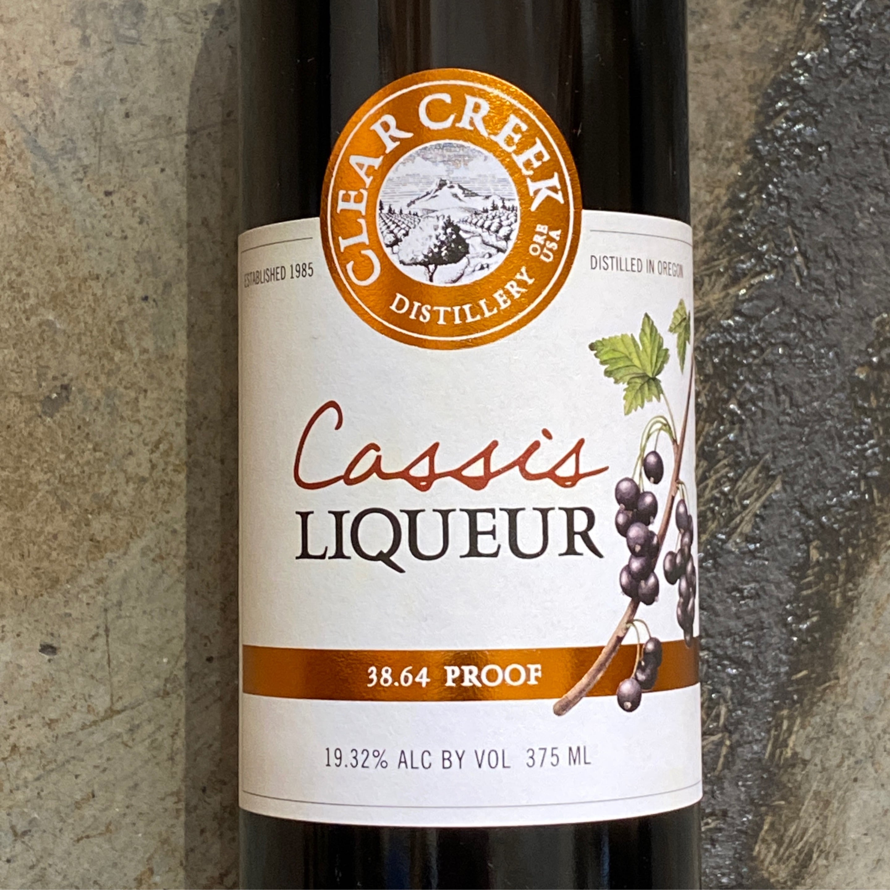 Clear Creek Distillery, Cassis Liqueur 375mL