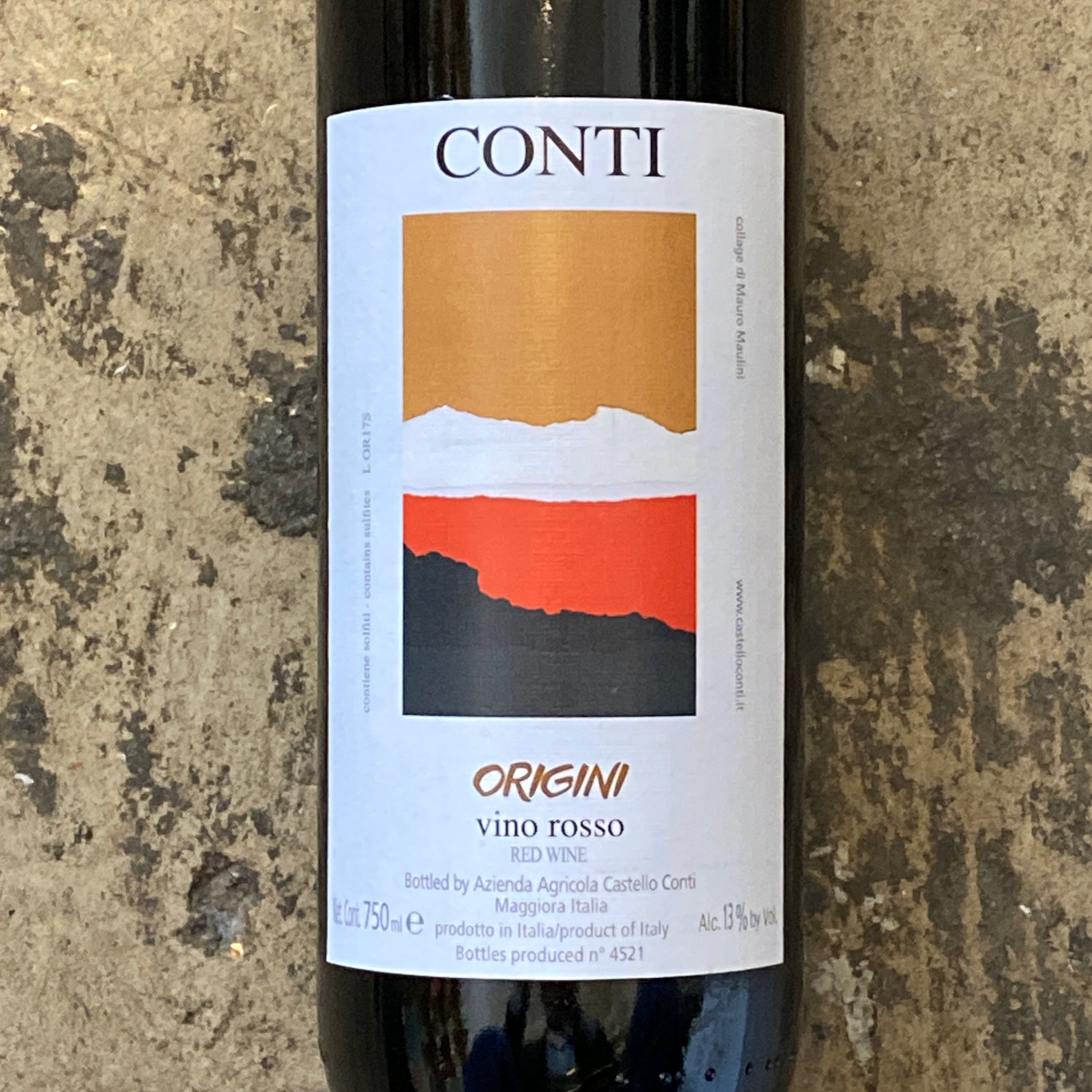 Conti, Origini Vino Rosso 2017, 750mL