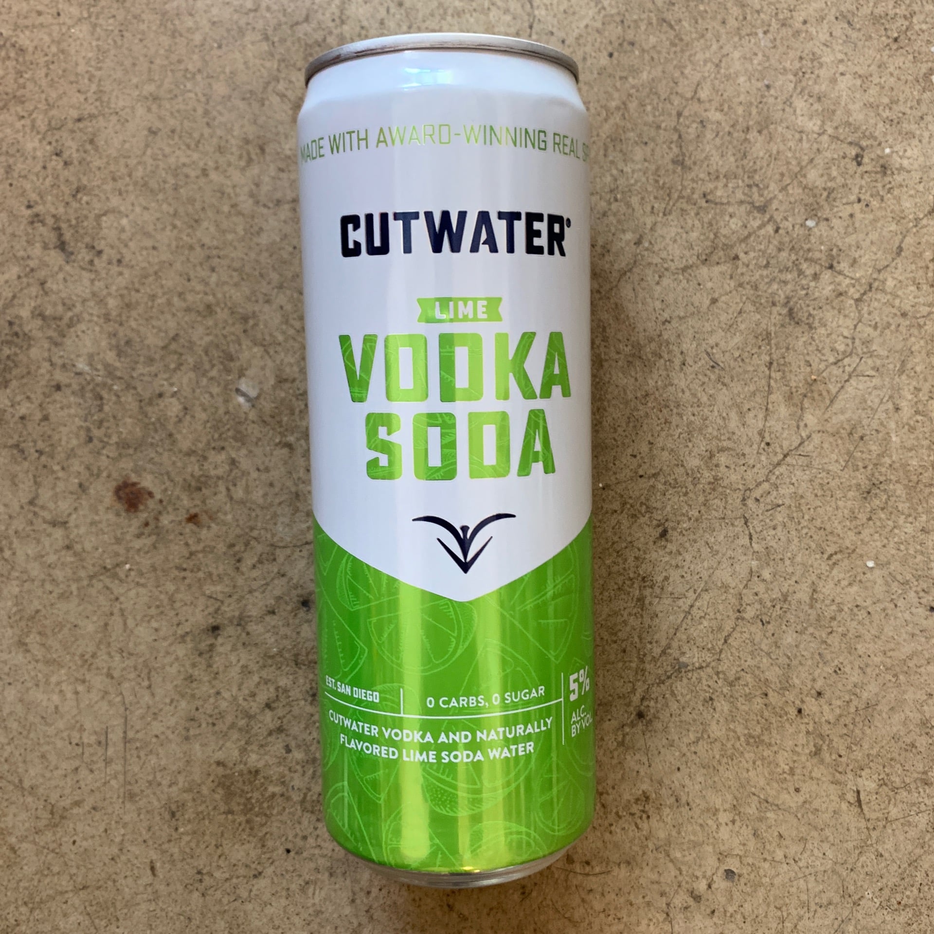 Cutwater Spirits, Lime Vodka Soda 355 mL Can