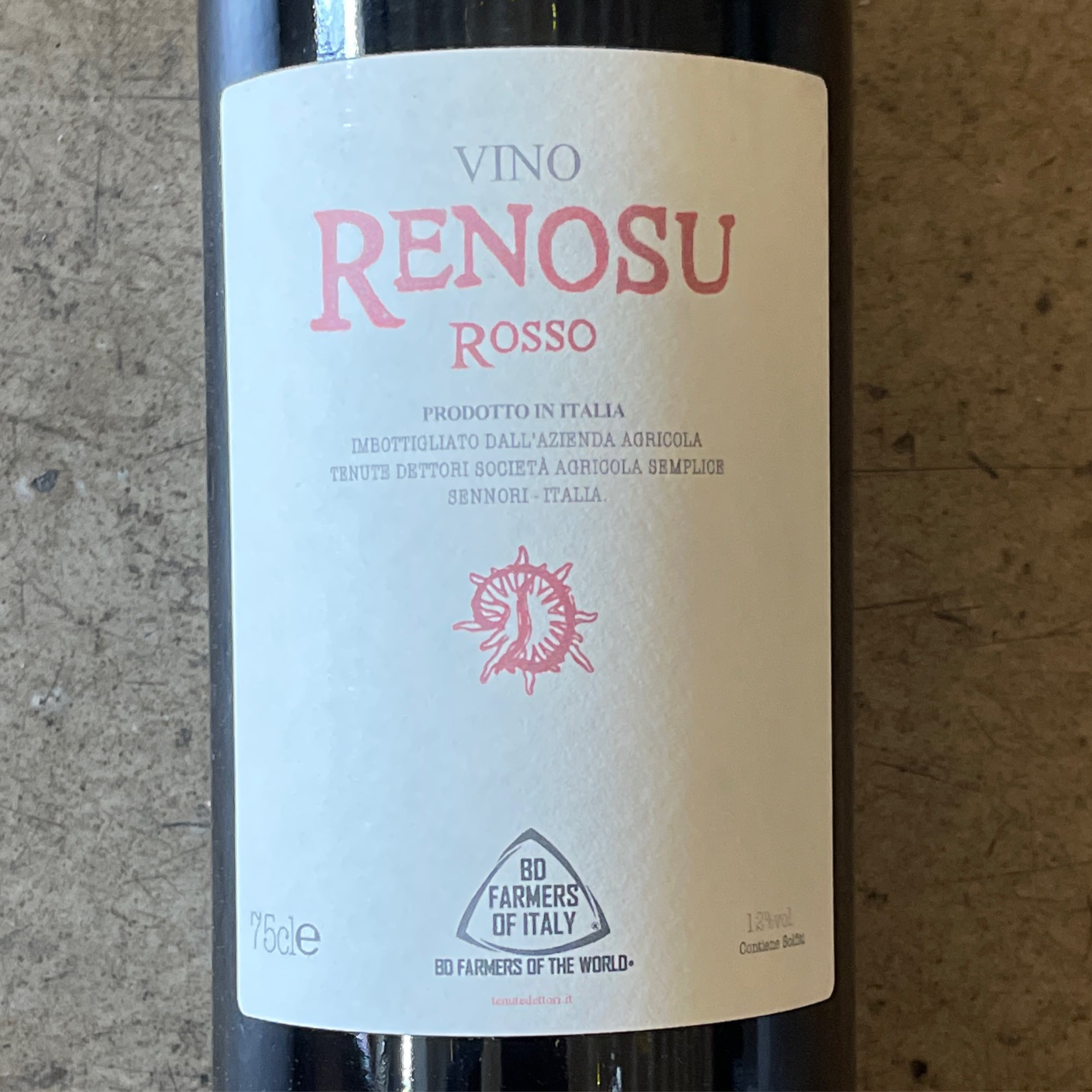 Dettori, Renosu Rosso NV, 750 mL