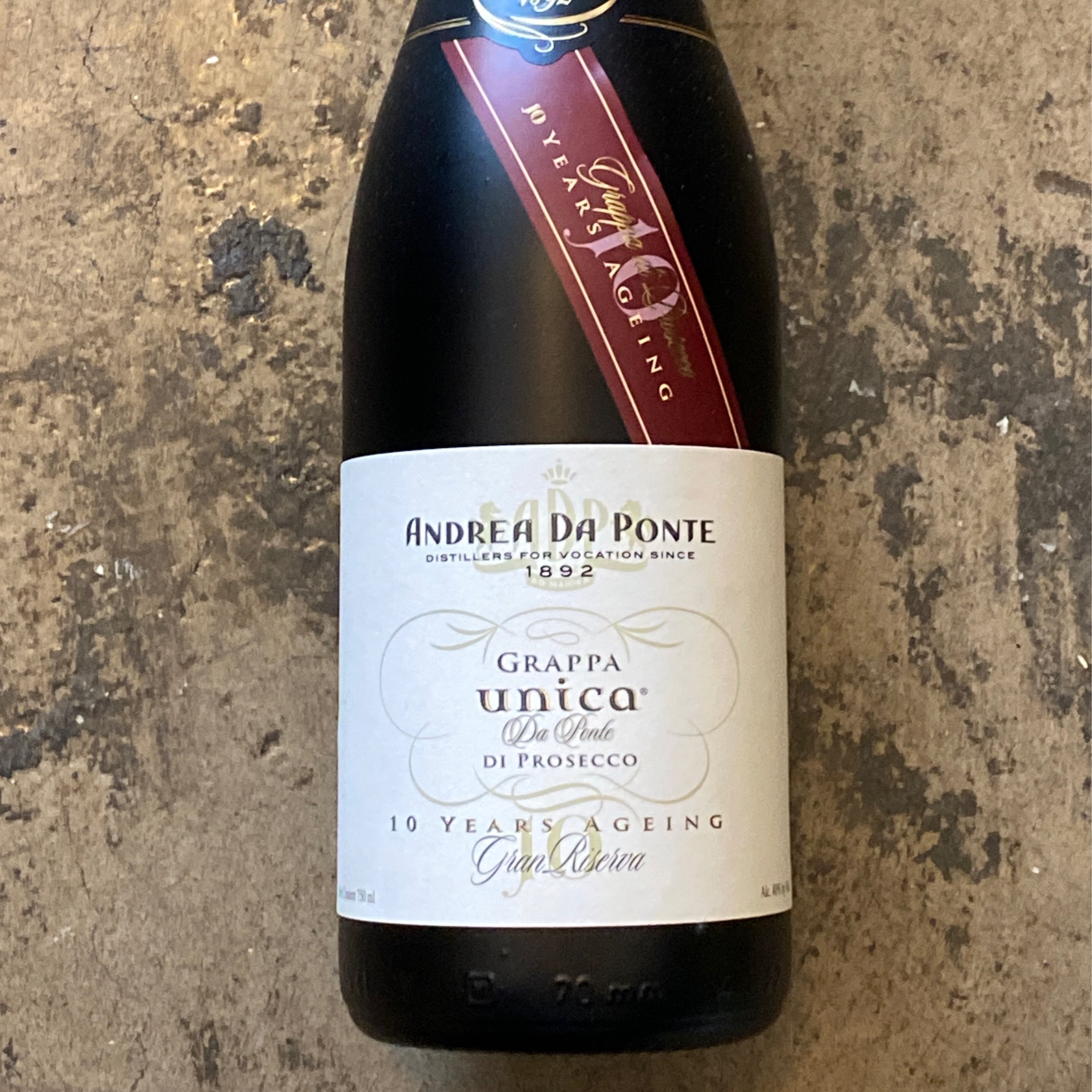 Distilleria Andrea Da Ponte, Grappa Unica Da Ponte 750mL
