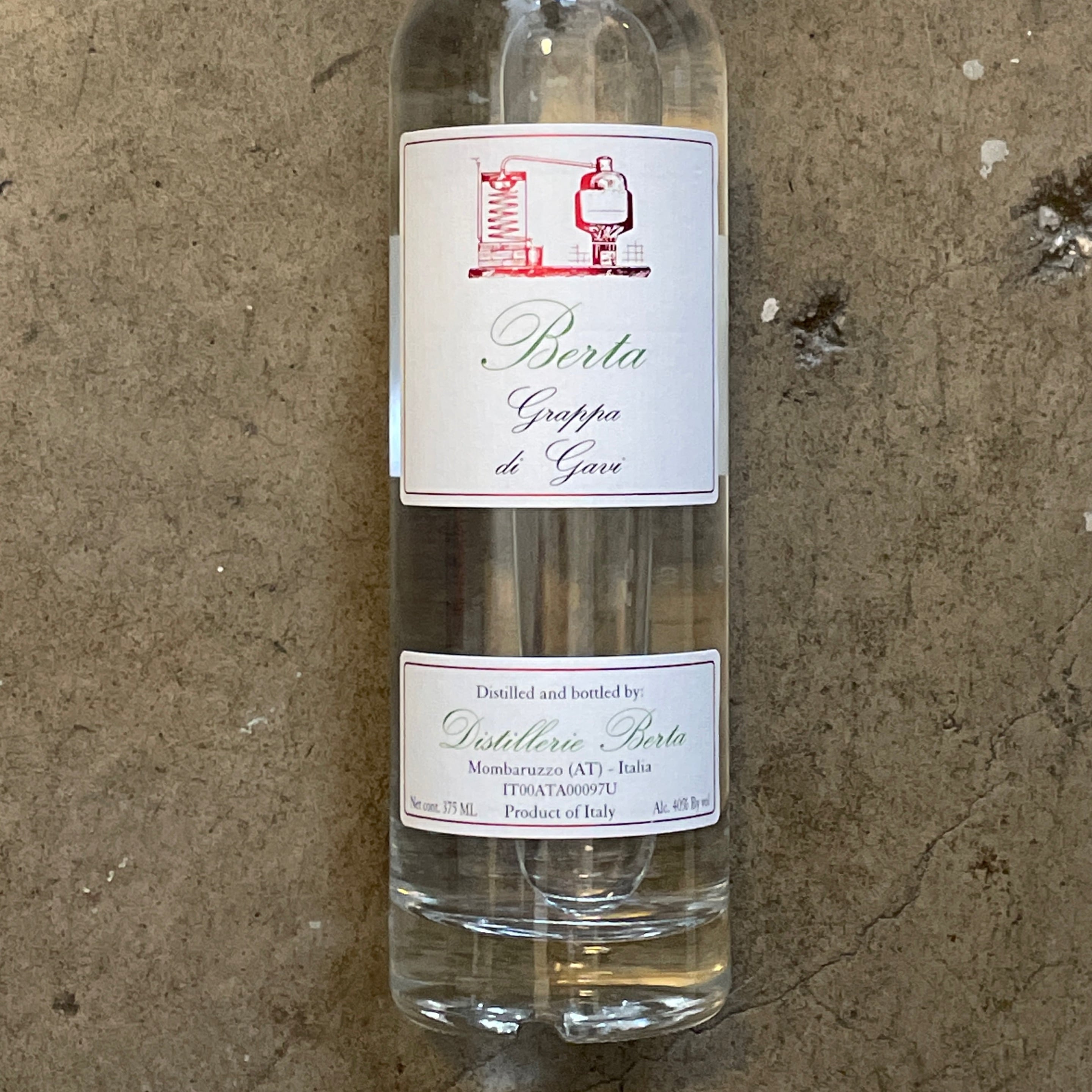Distillerie Berta, Grappa di Gavi di Gavi 375mL
