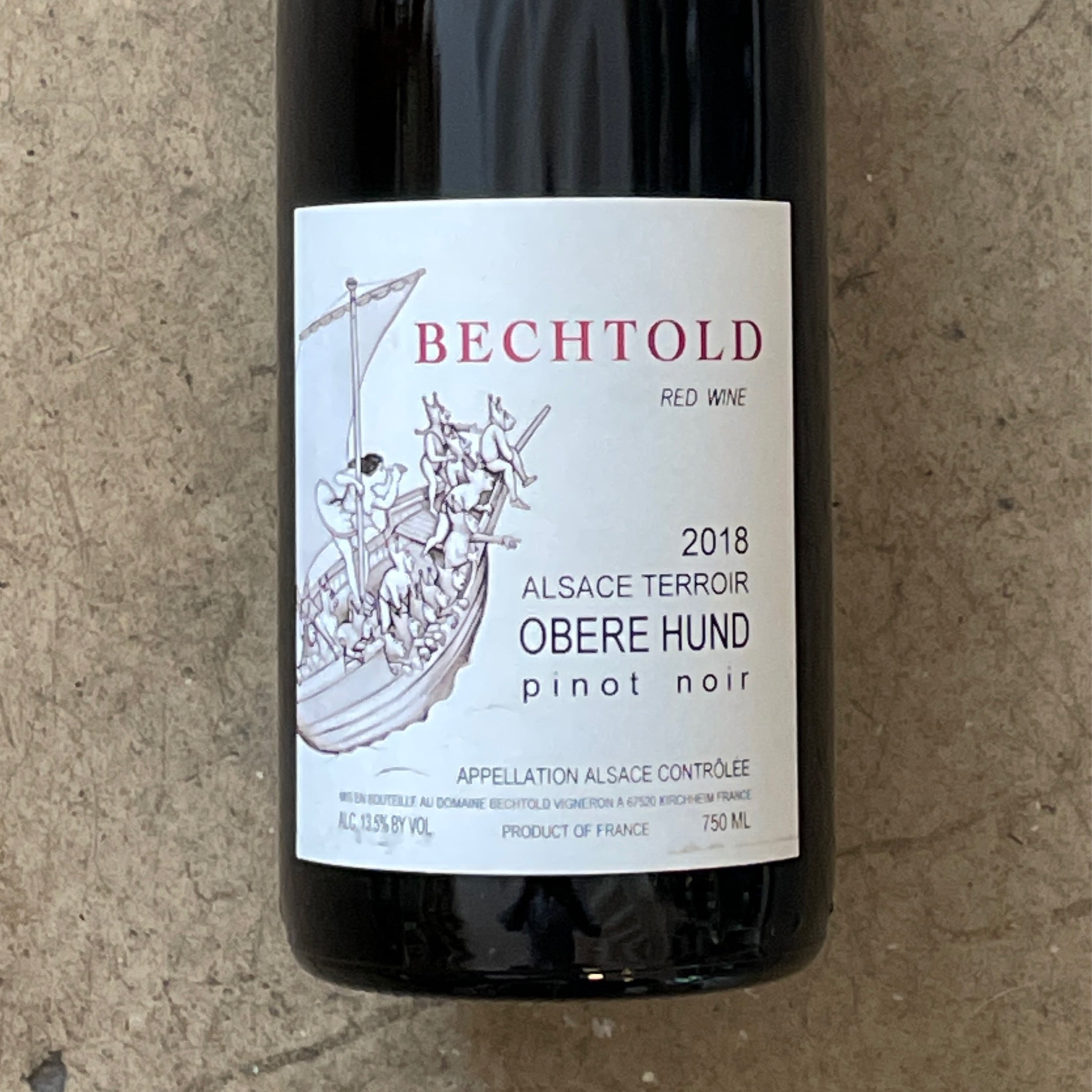 Domaine Bechtold, Pinot Noir Obere Hund 2018, 750mL
