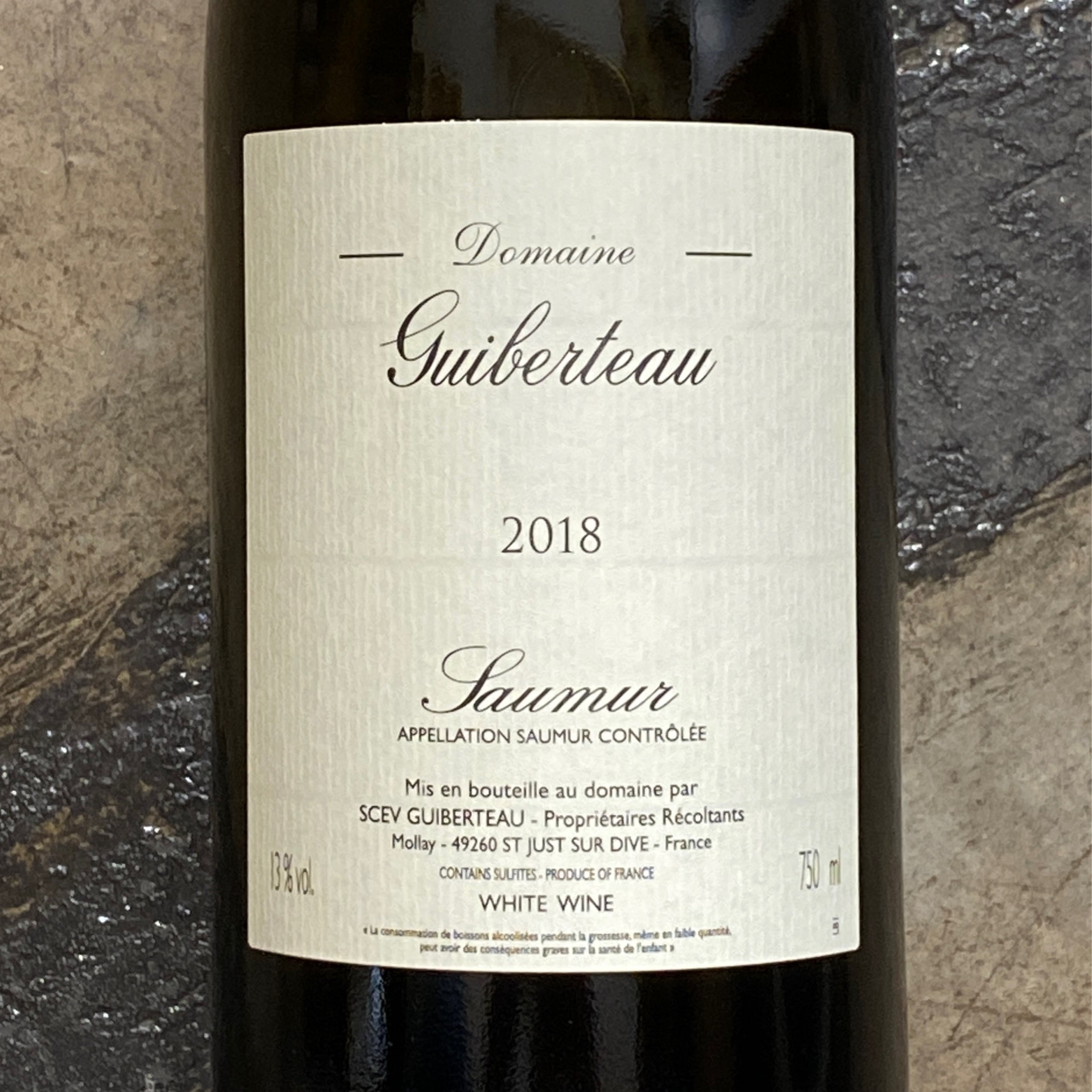 Domaine Guiberteau, Saumur Blanc 2017, 750ml