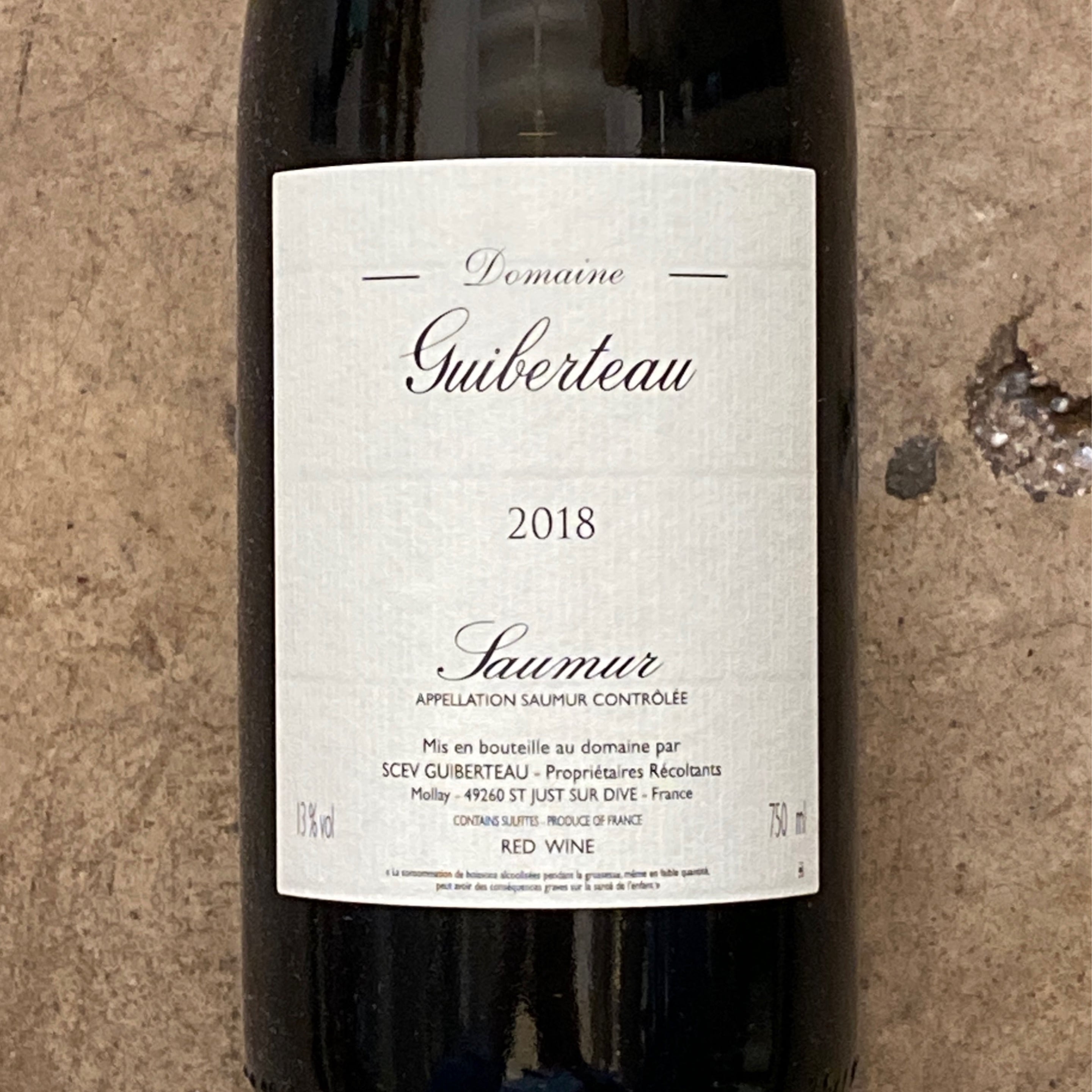 Domaine Guiberteau, Saumur Rouge 2017, 750mL