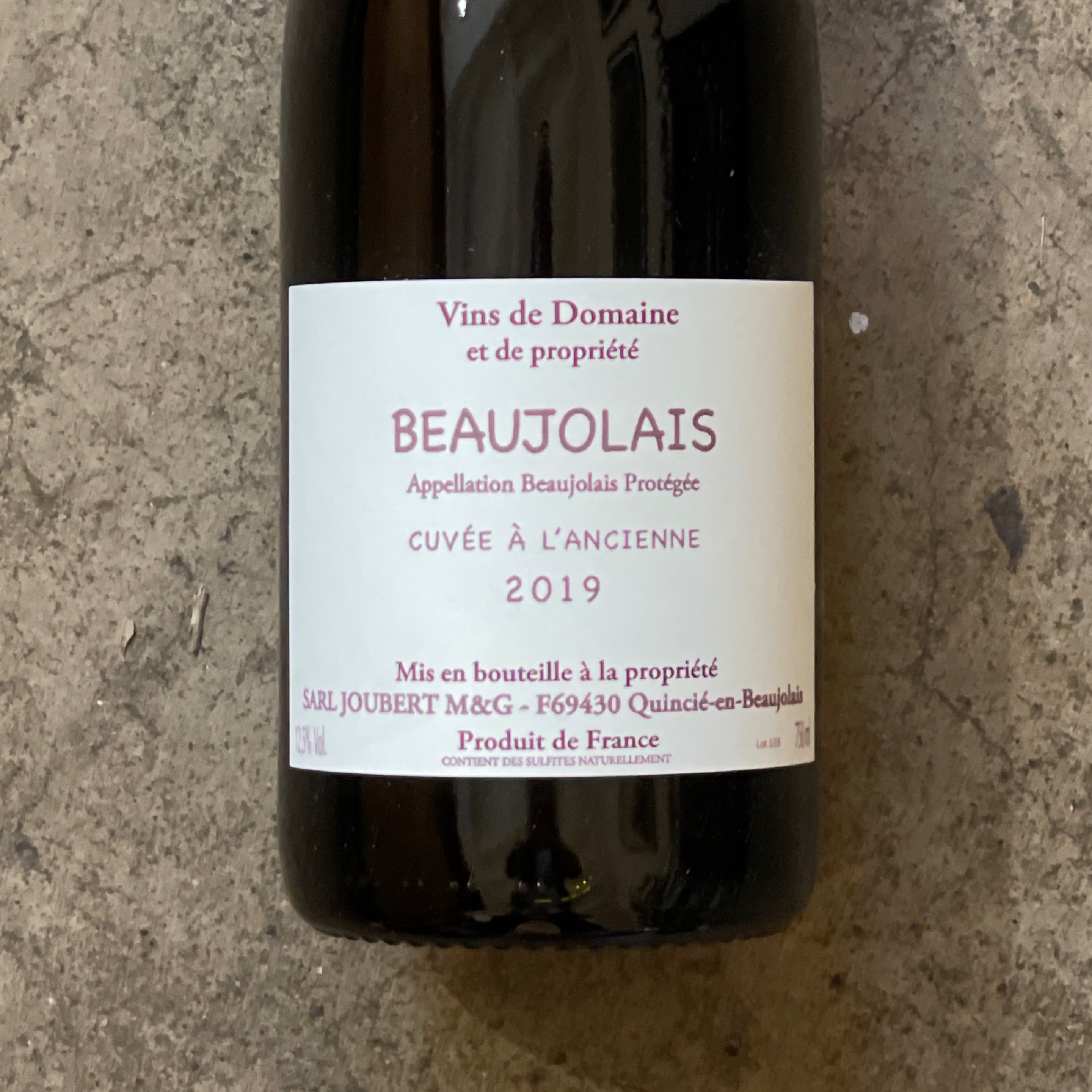 Domaine Joubert, Beaujolais Cuvée à l'Ancienne 2016, 750mL