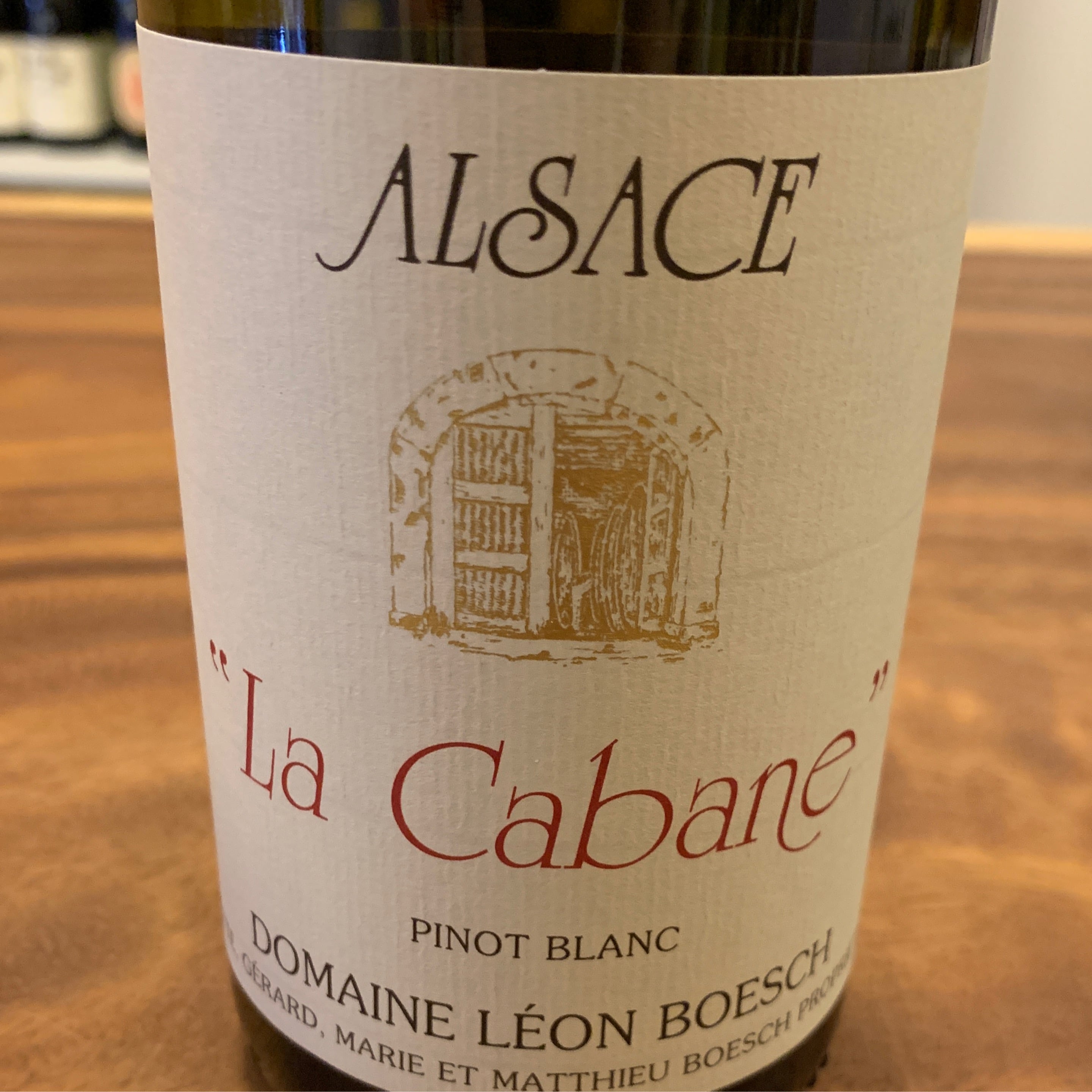 Domaine Léon Boesch, Pinot Blanc "La Cabane" 2017, 750mL