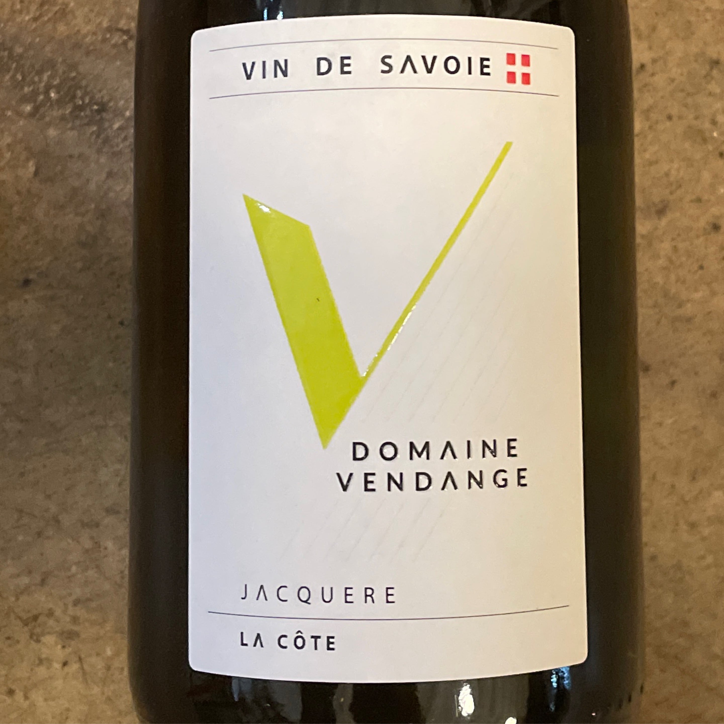 Domaine Vendage, Vin de Savoie "La Côte" Jacquere 2021, 750 mL
