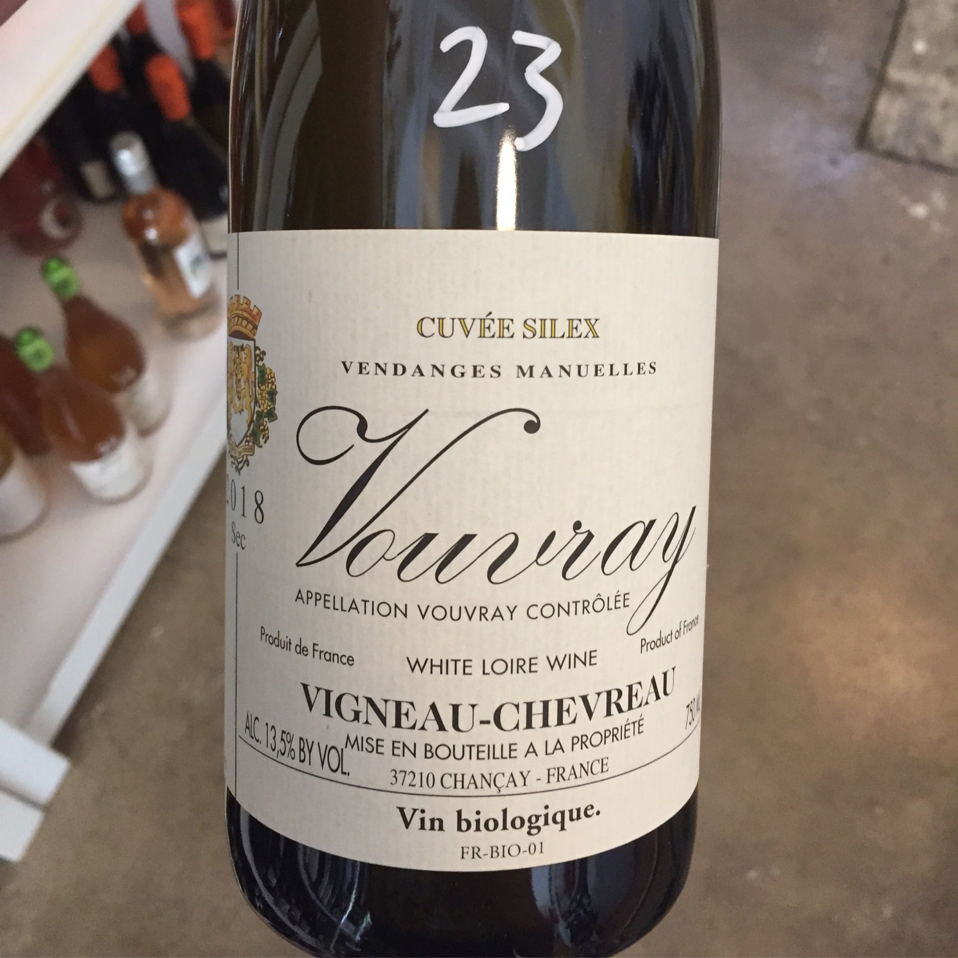 Domaine Vigneau-Chevreau, Vouvray Sec 2018, 750mL