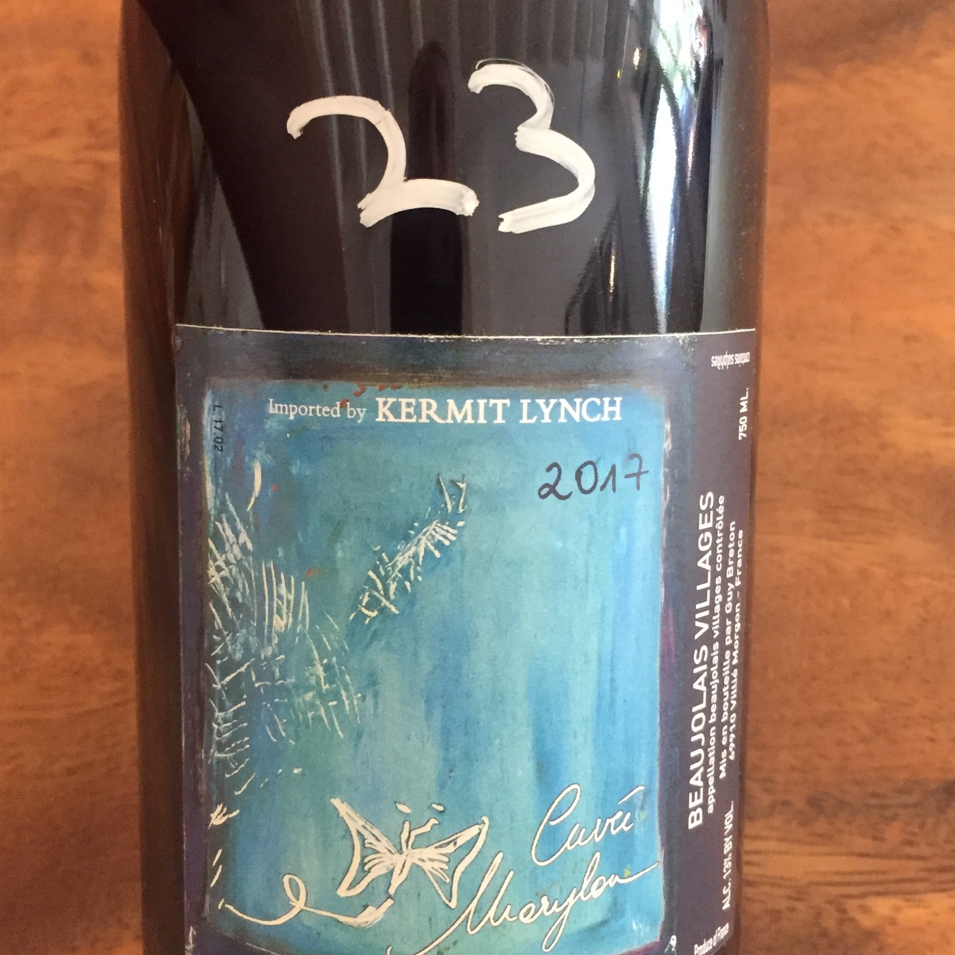 Guy Breton, Beaujolais-Villages Cuvée Marylou 2017, 750mL