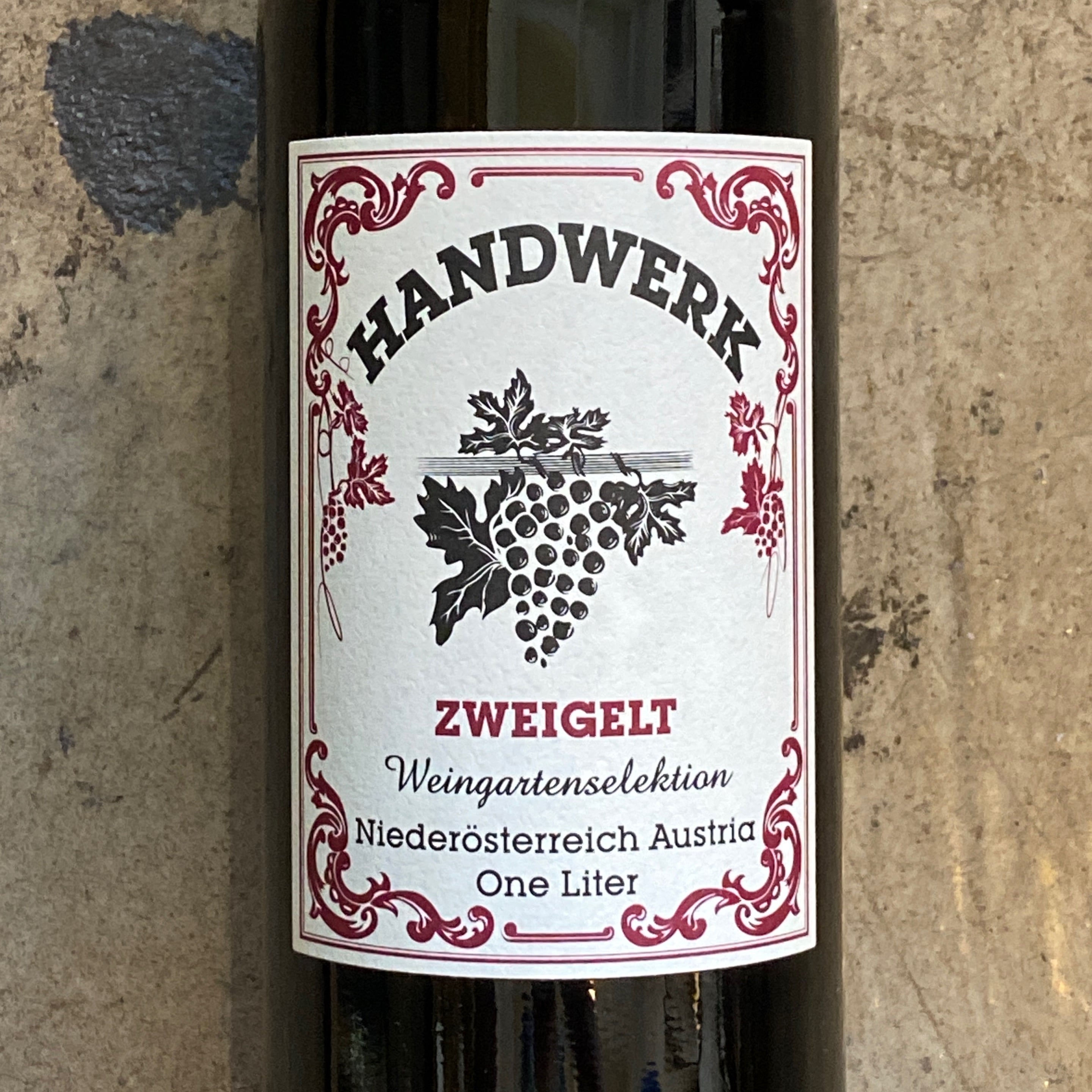 Handwerk, Zweigelt Weingartenselektion 2017, 1.0L