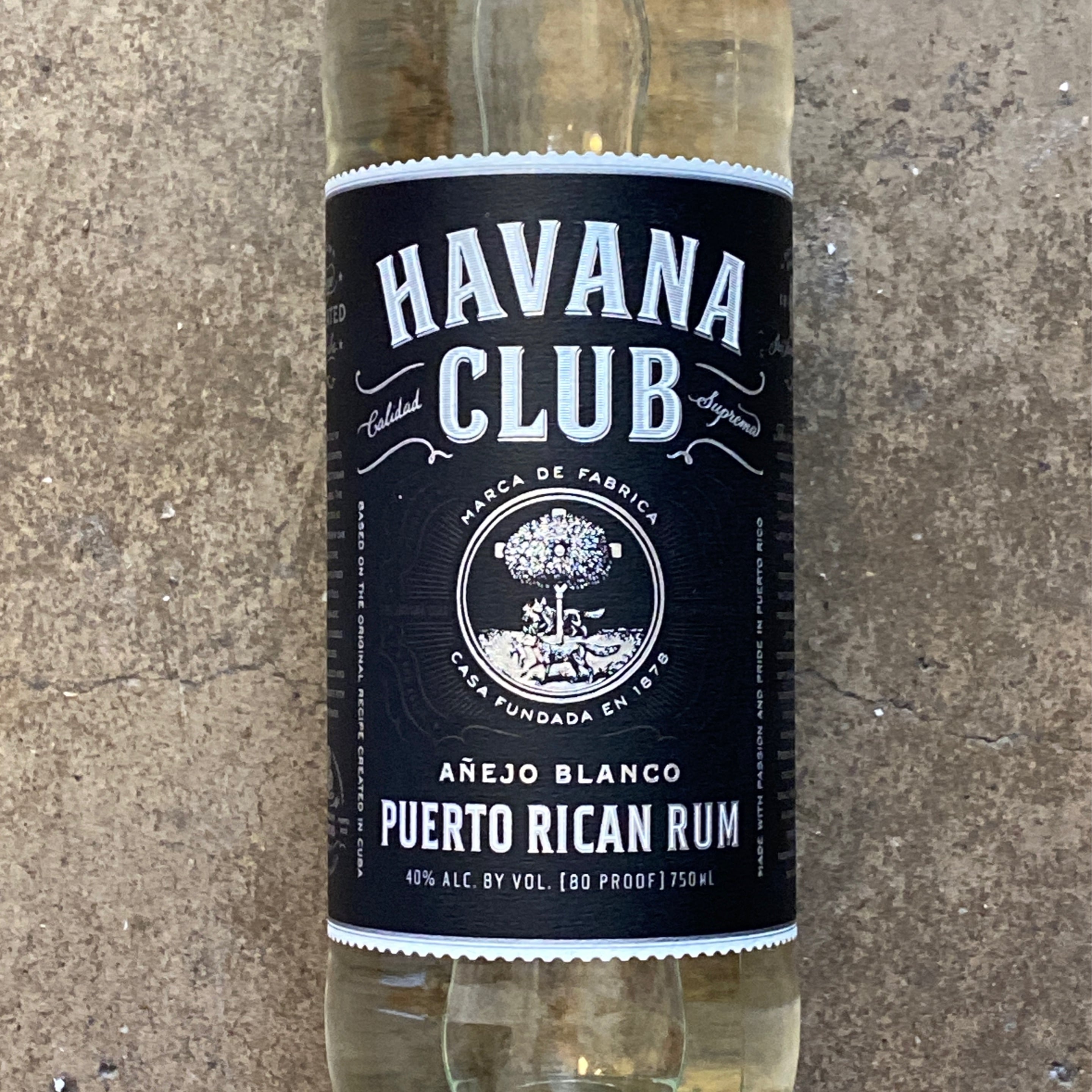 Havana Club, Añejo Blanco Puerto Rican Rum 750mL