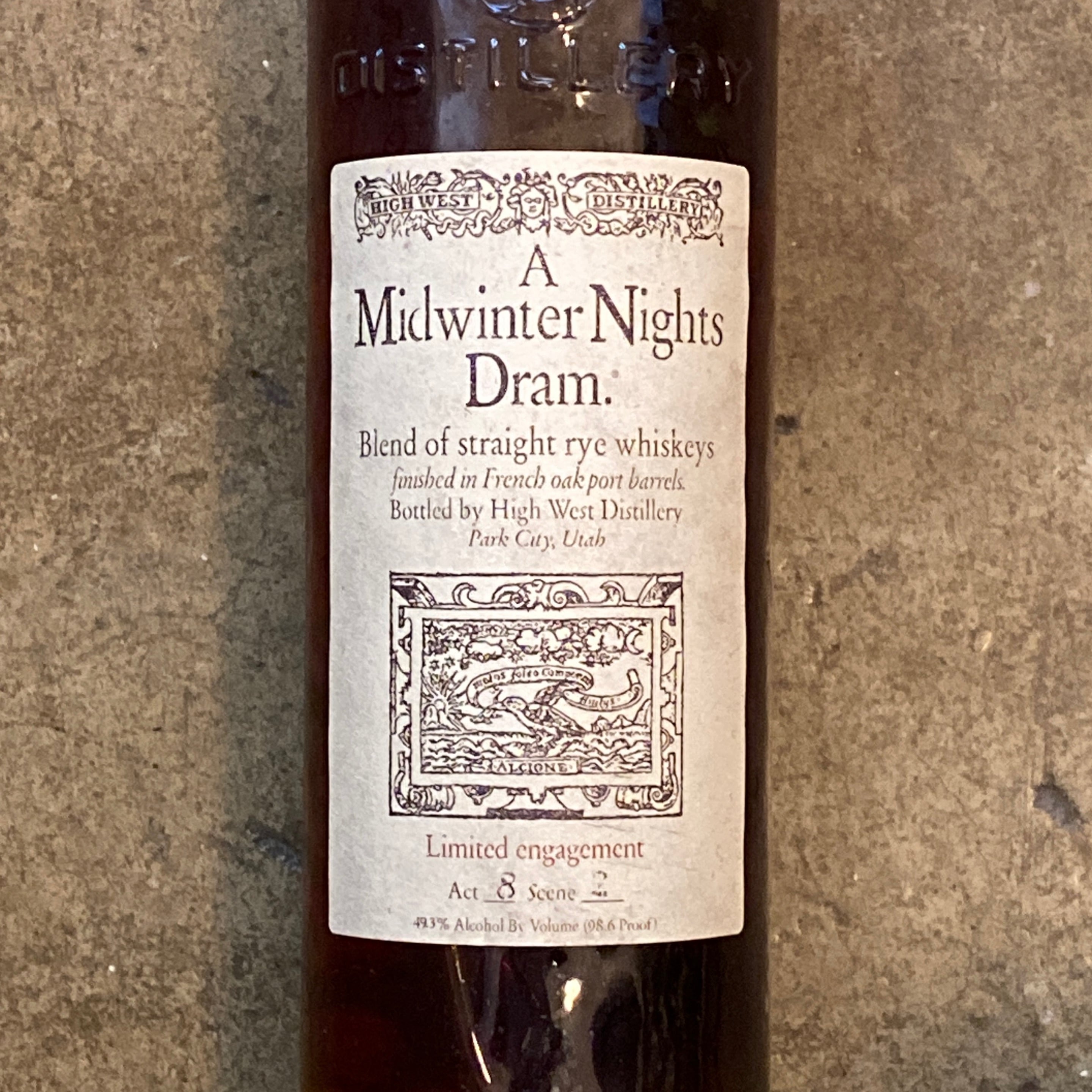 High West Distillery, A Midwinter Nights Dram 750mL