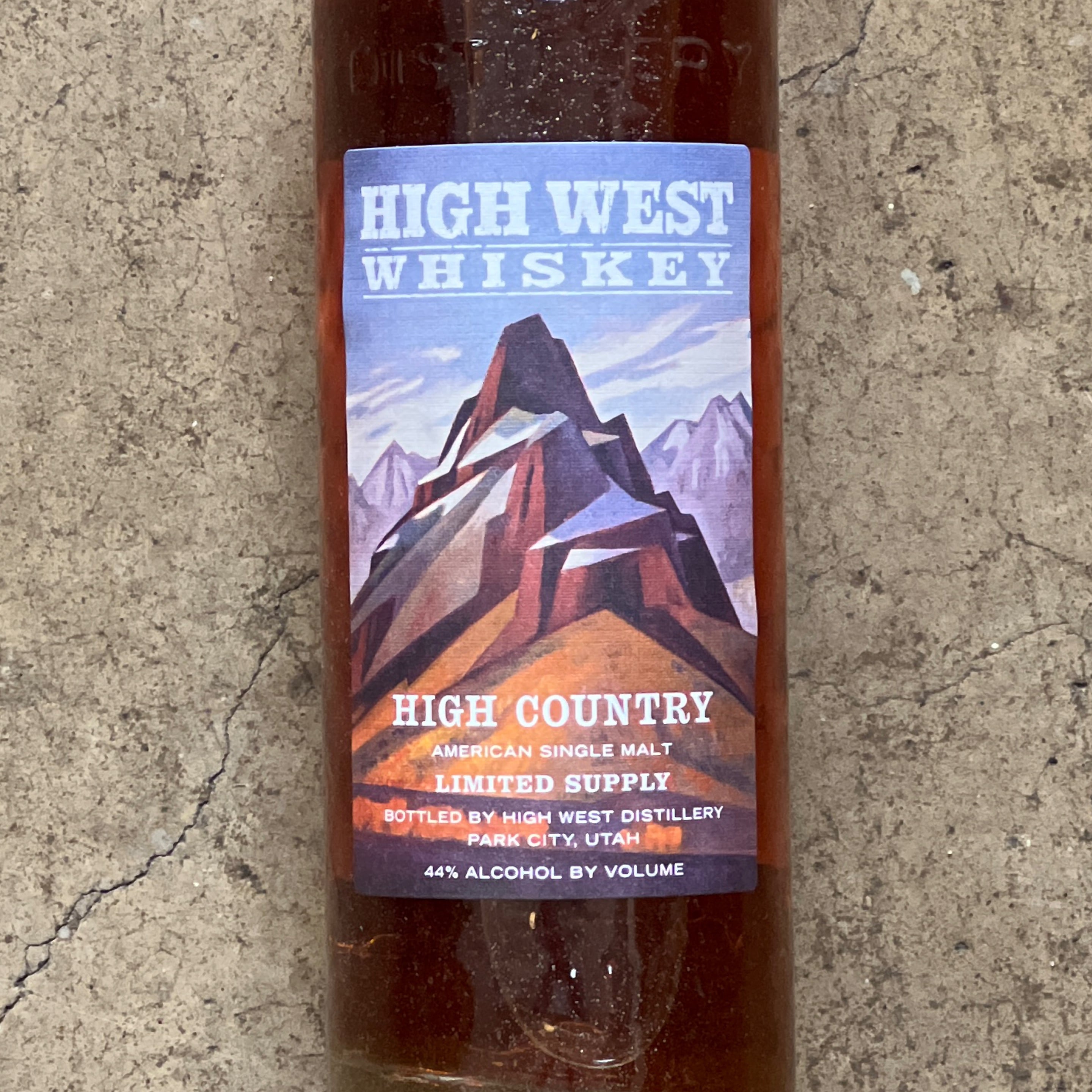 High West Distillery, High Country American Single Malt 750mL