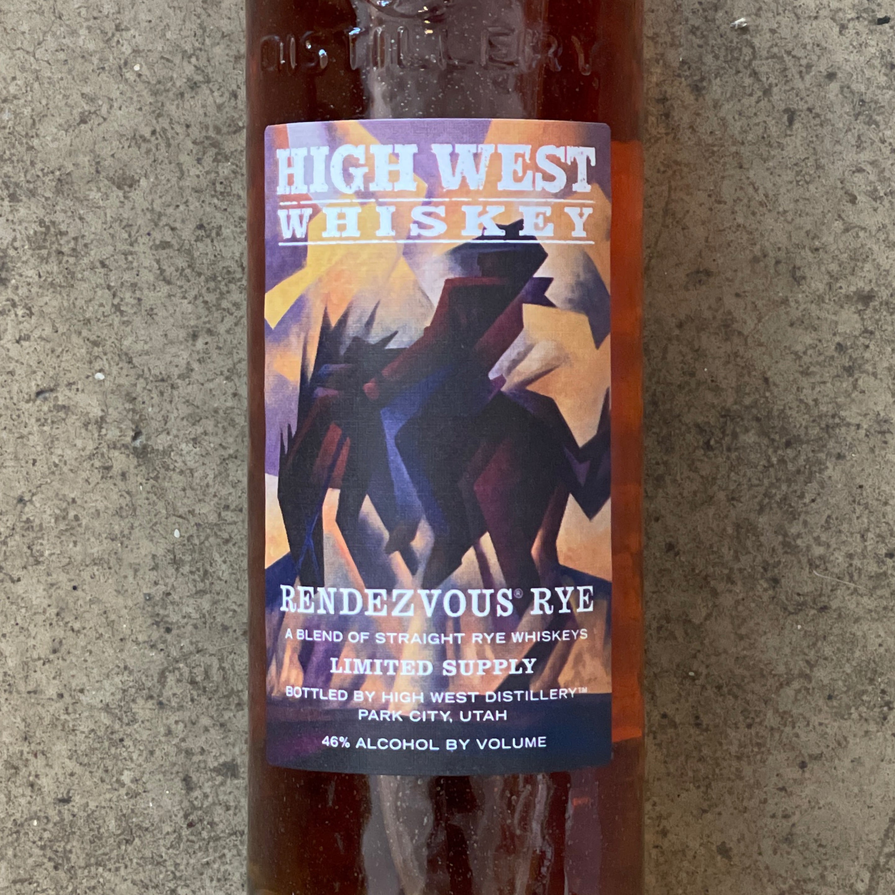High West Distillery, Rendezvous Rye 750mL