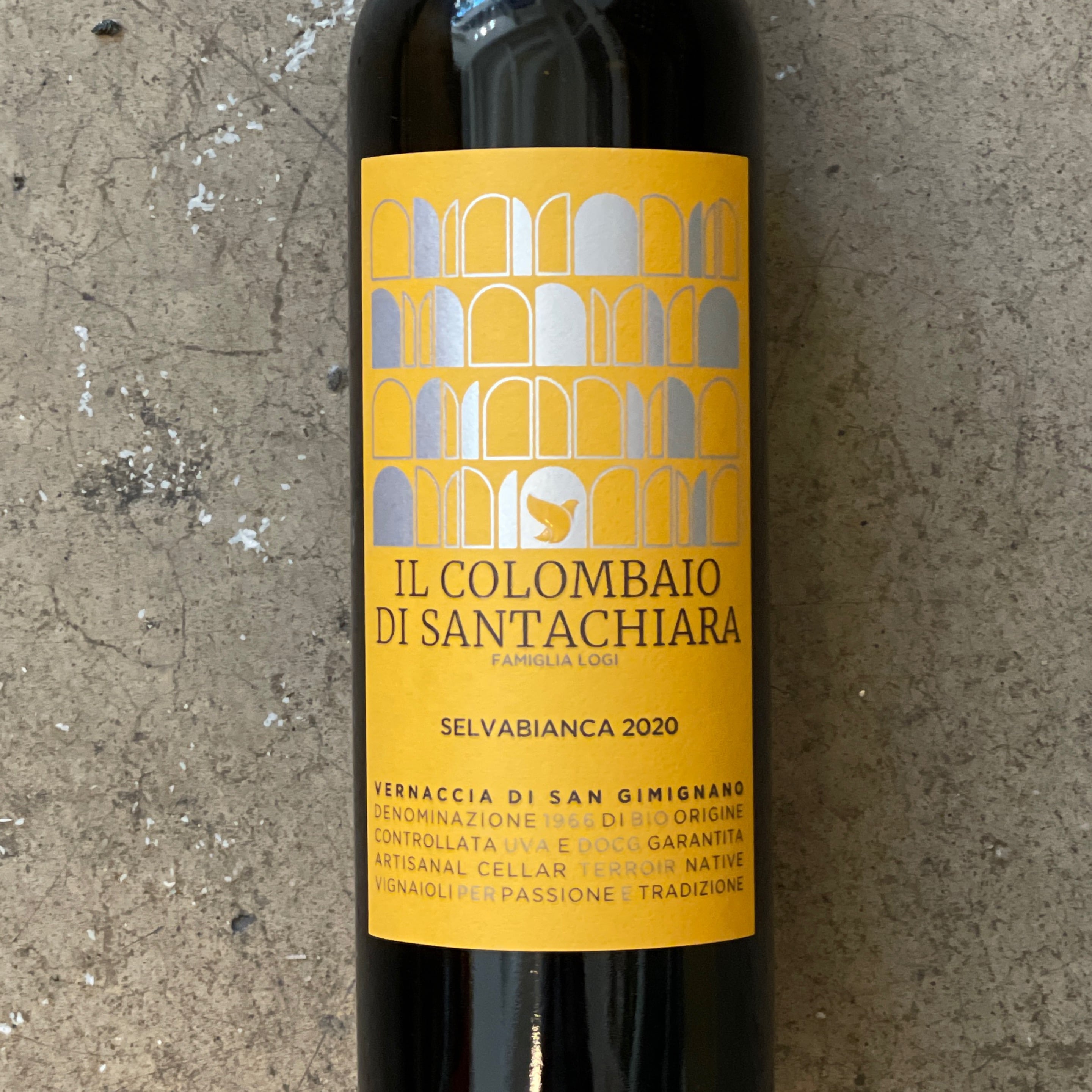 Il Colombaio di Santa Chiara, Vernaccia di San Gimignano Selvabianca 2020, 750mL
