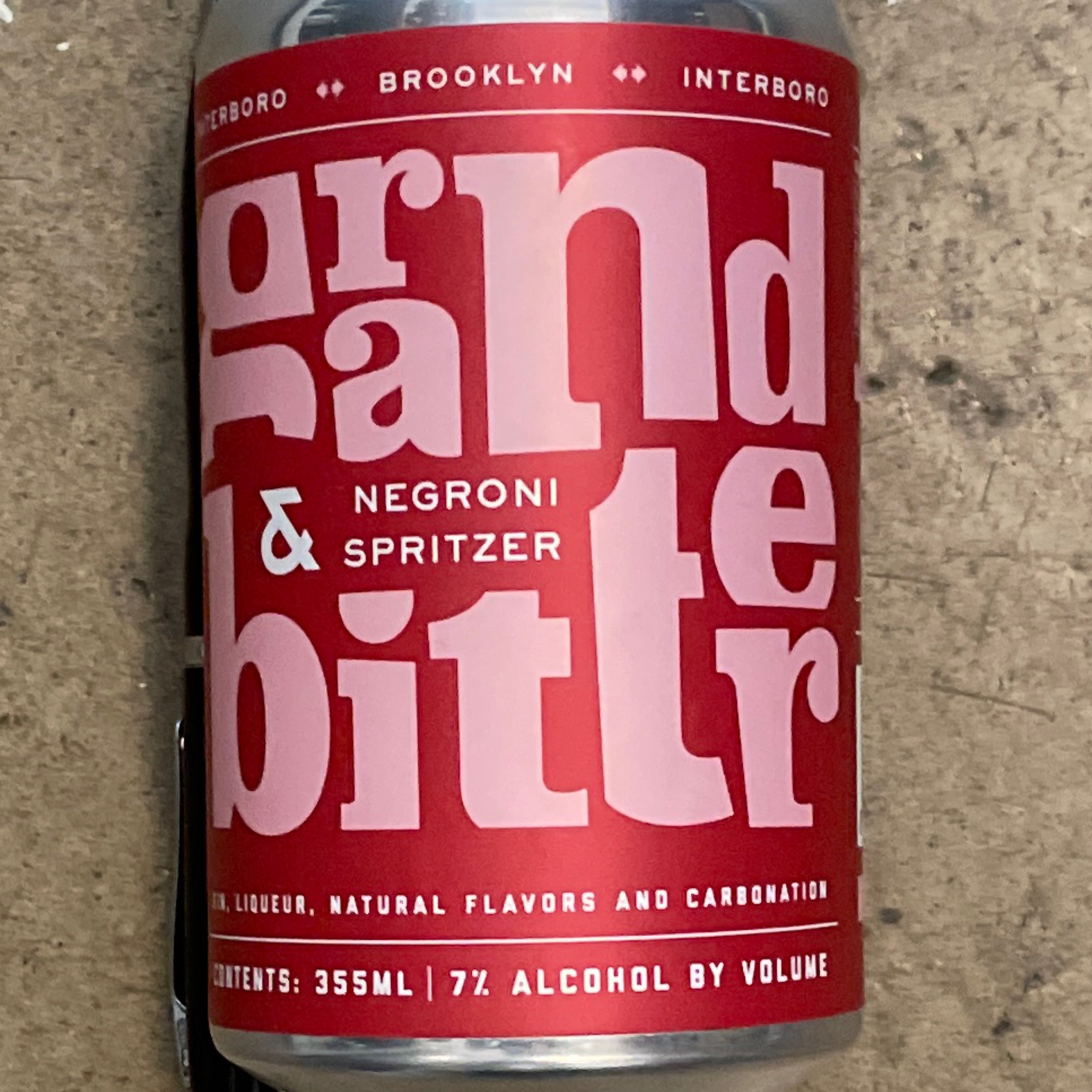 Interboro, Grand & Bitter Negroni NV, 375 mL