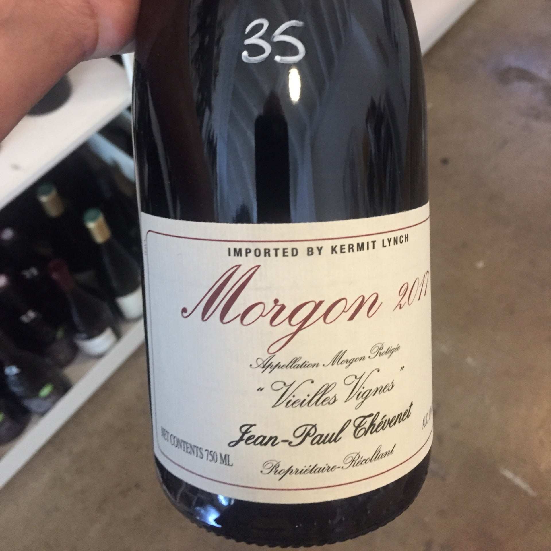 Jean-Paul Thévenet, Morgon Vieilles Vignes 2017, 750mL